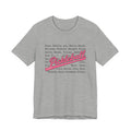 Pickleball Tee — Retro Pink Script Graphic Shirt
