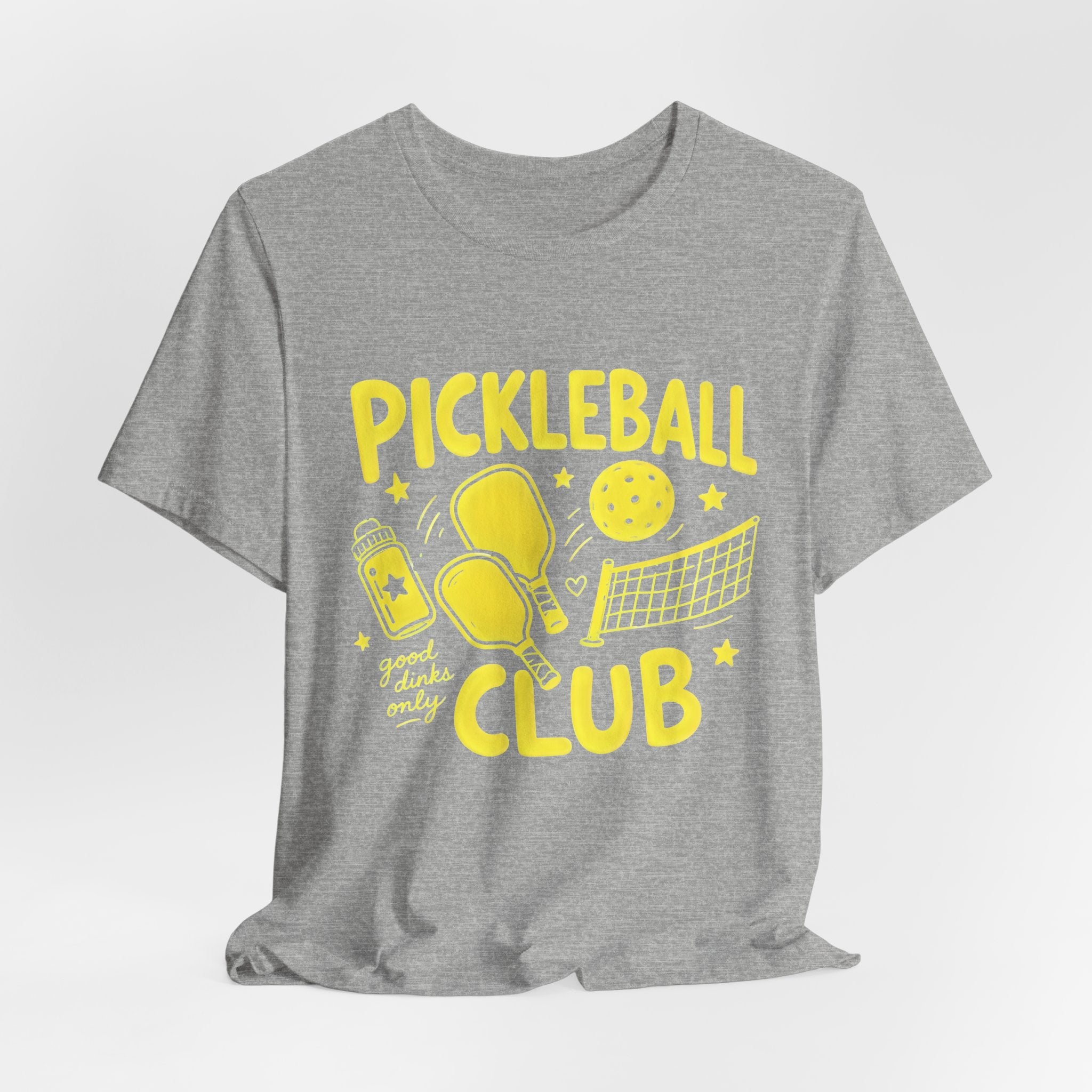Pickleball Club Graphic Tee — "Good Doubles Only" Short Sleeve Shirt