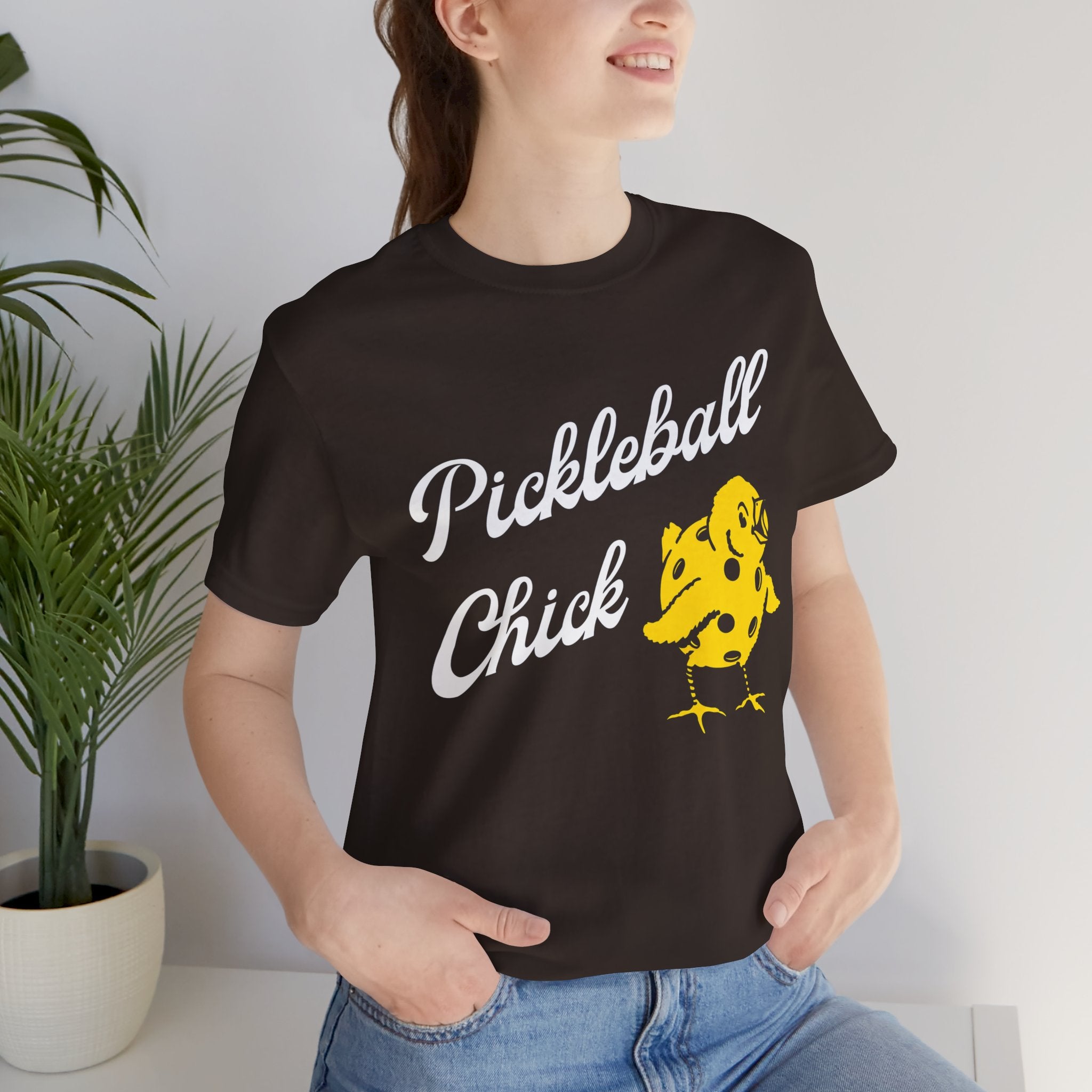 Pickleball Chick T‑Shirt — Cute Yellow Chick Pickleball Tee for Women & Players