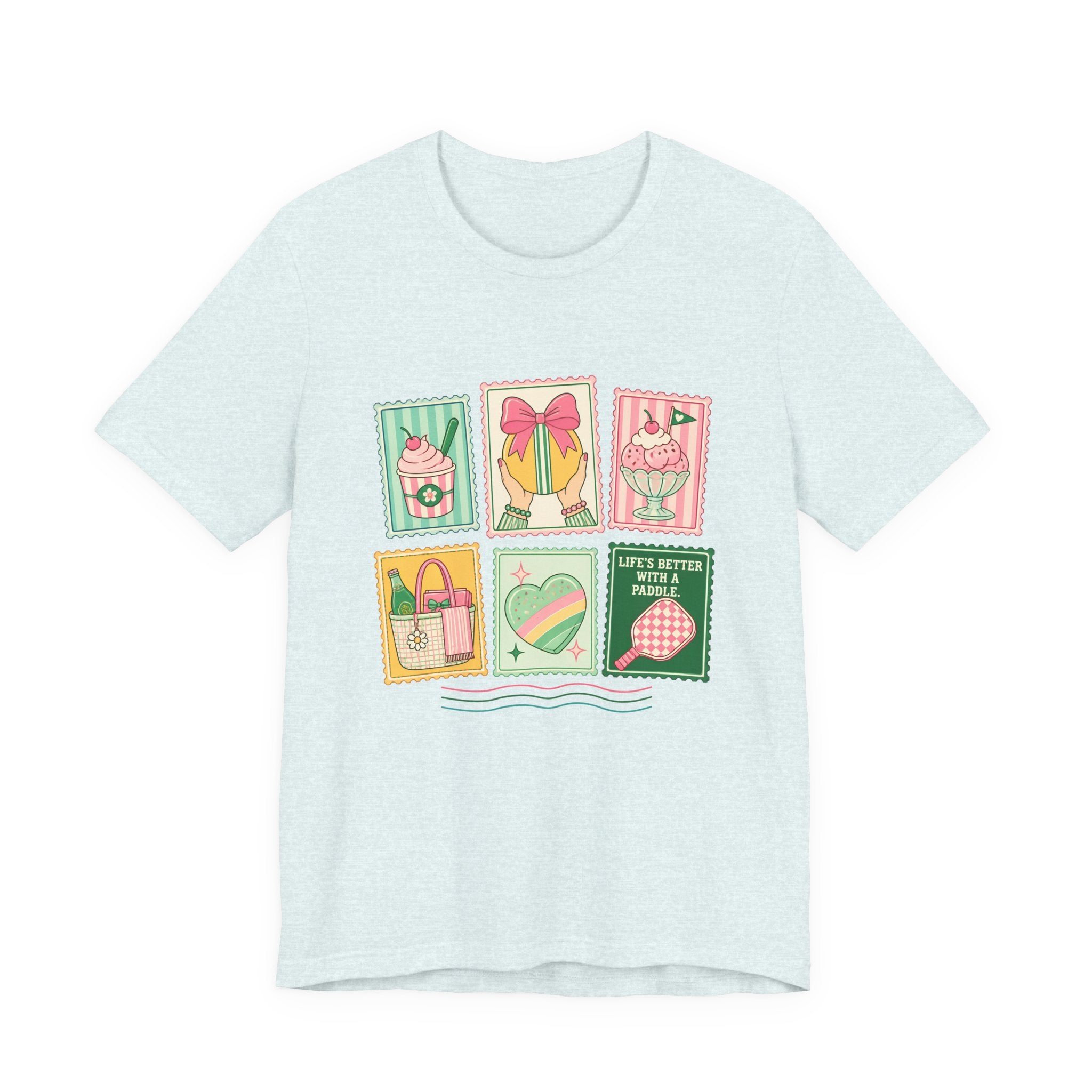 Summer Picnic Graphic Tee — 'Life's Better with a Picnic' Vintage Stamp Design