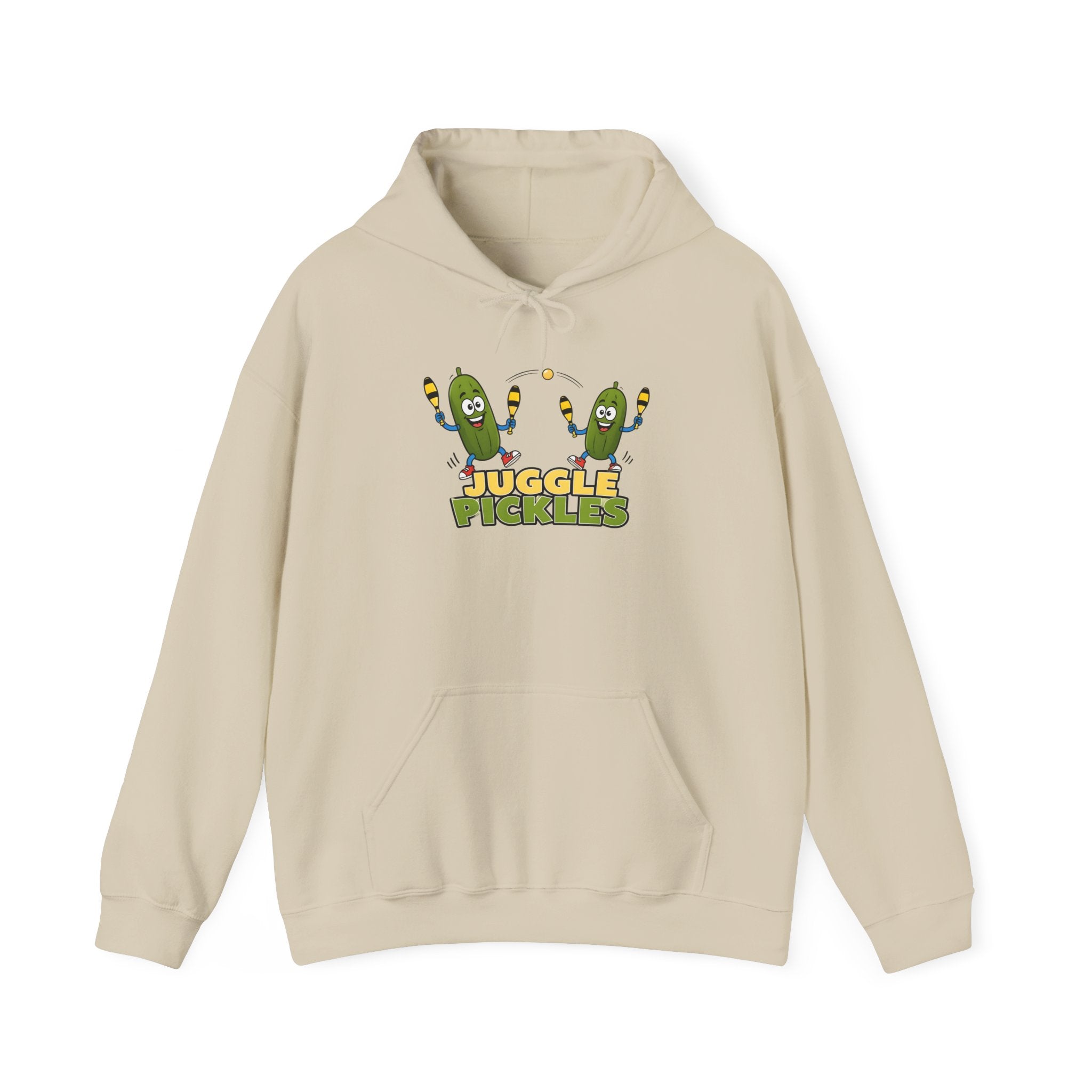 Juggling Pickles Hoodie - Funny Retro 'Juggle Pickle' Graphic Sweatshirt