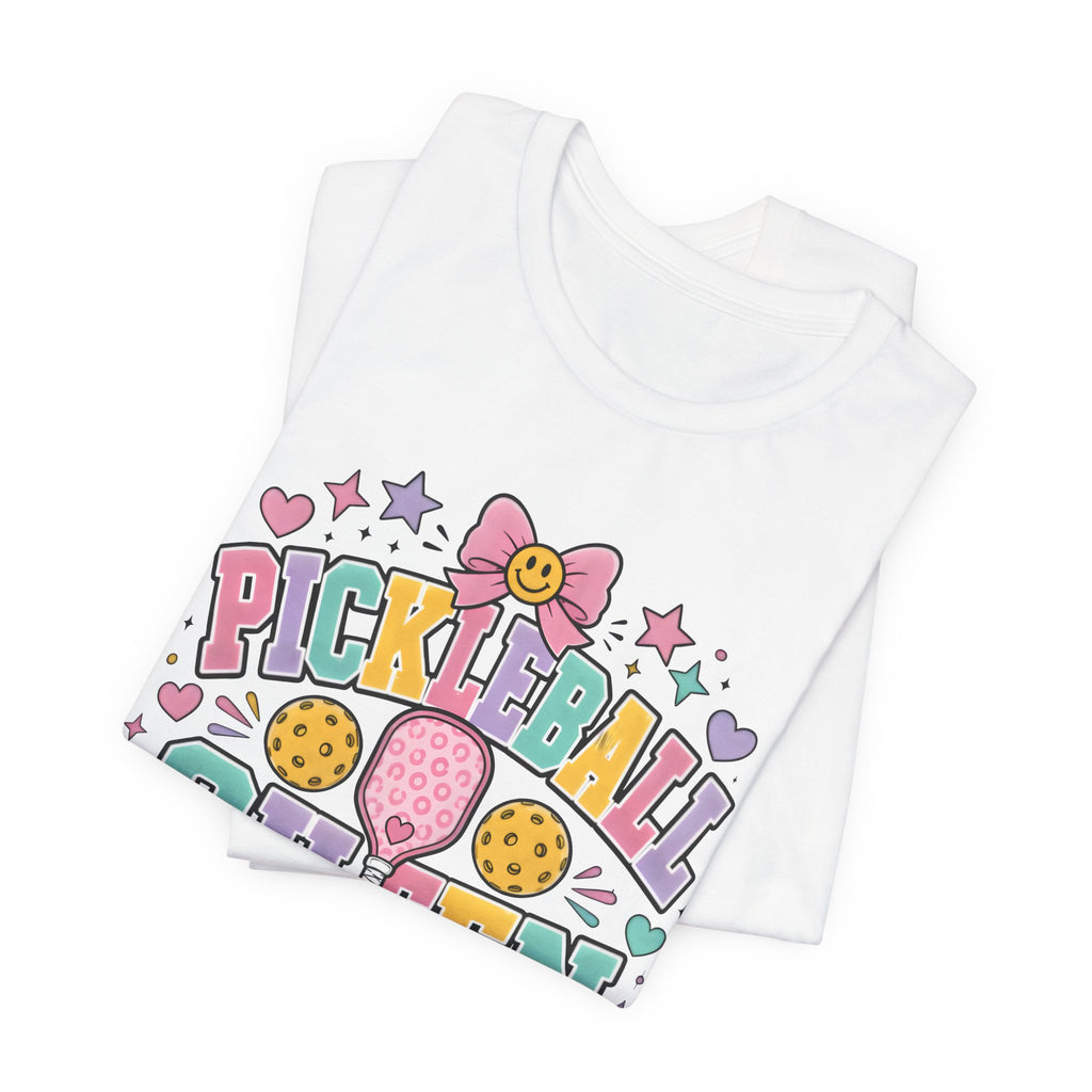 Pickleball Queen Tee — Cute Pastel Pickleball Shirt for Women & Girls