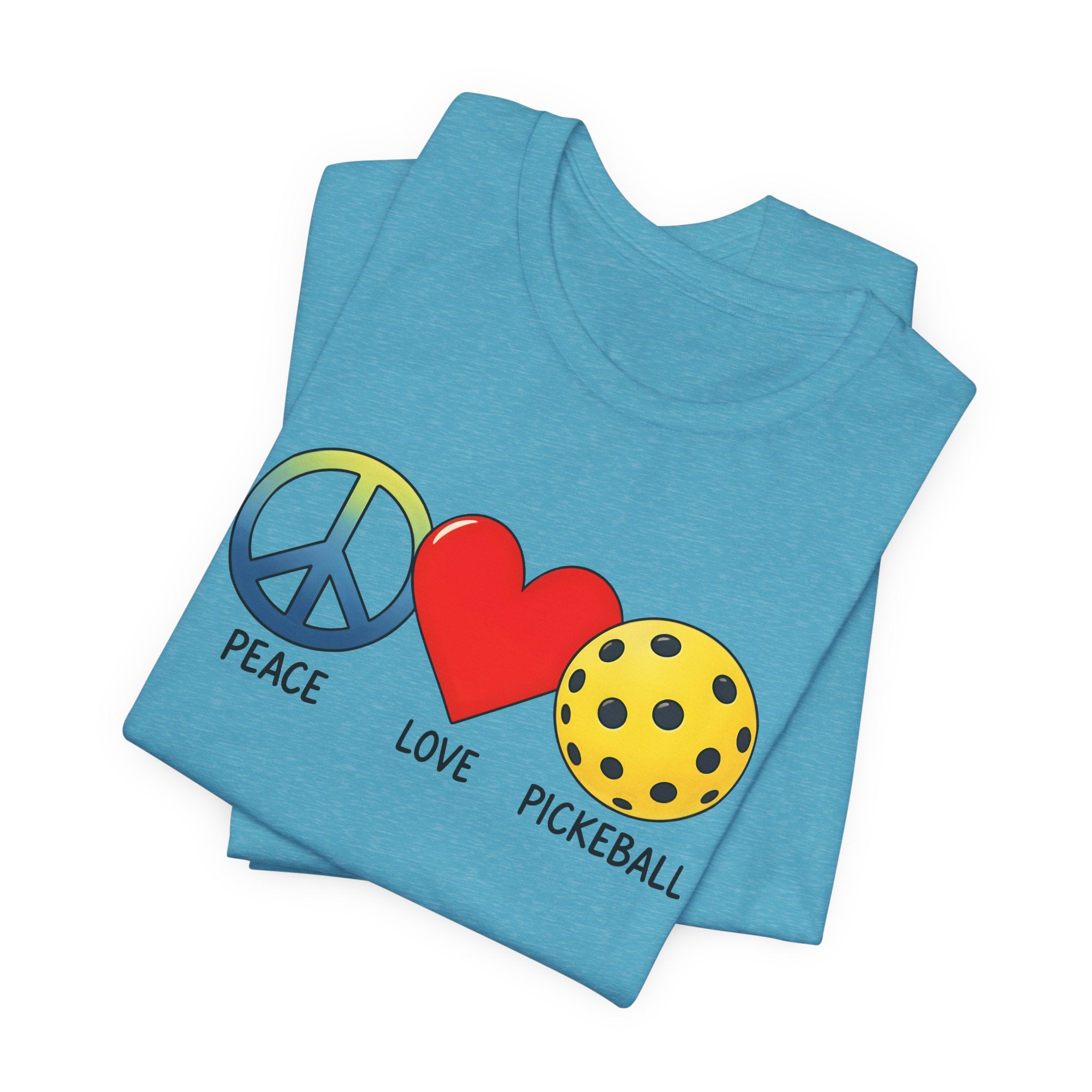 Pickleball Peace Love Tee