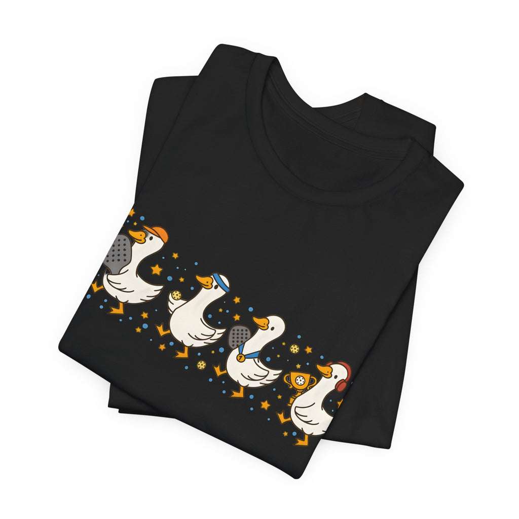 Duck Family Tee — Cute Ducks in Hats Graphic T-Shirt