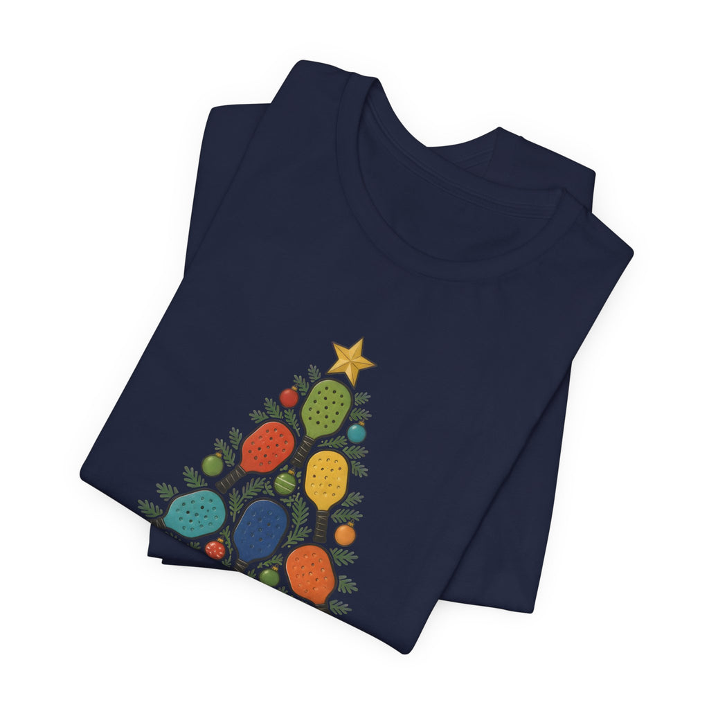 Christmas Tree String Lights T‑Shirt — Retro Holiday Bulb Tee