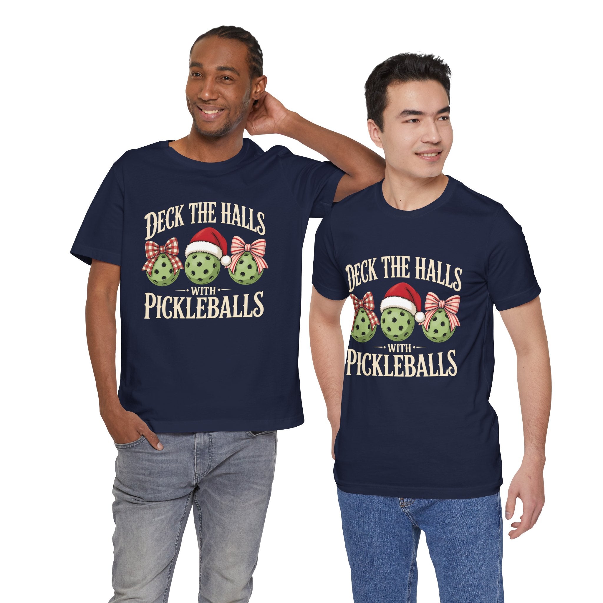 Deck the Halls with Pickleballs Christmas Tee