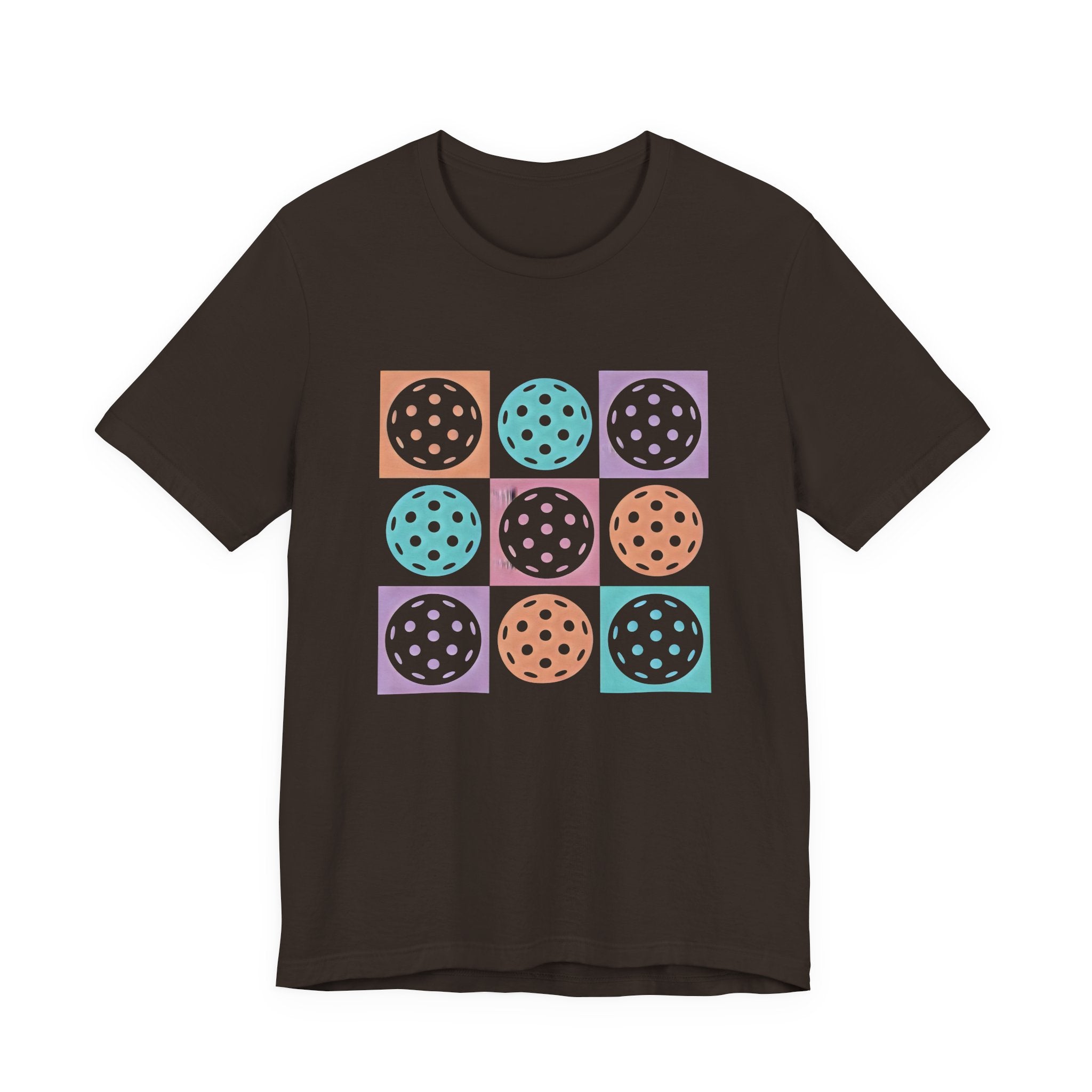 Cookie Pattern T‑Shirt — Colorful Retro Cookie Grid Tee