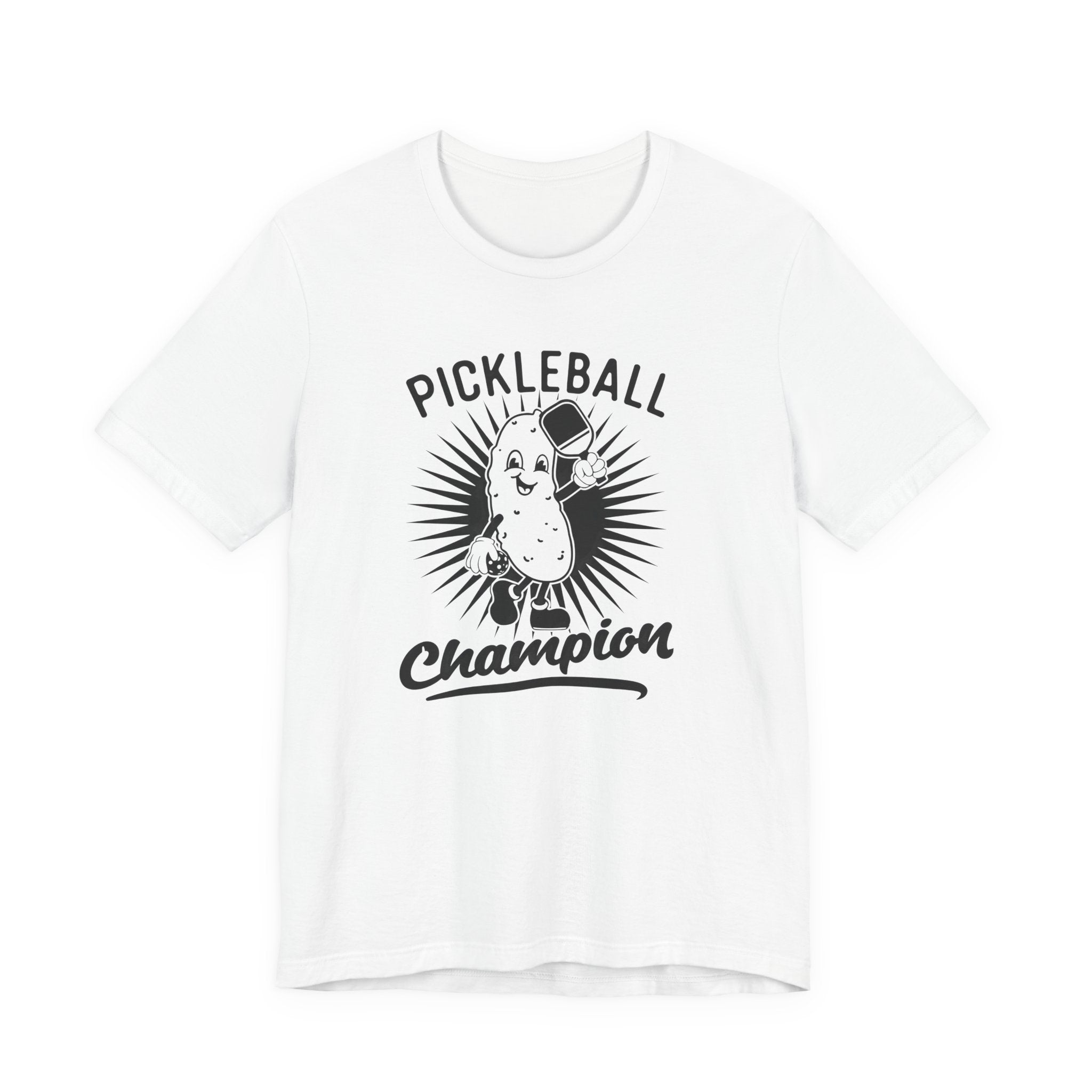 Pickleball Champion Tee — Funny Pickle Graphic Shirt for Players & Fans