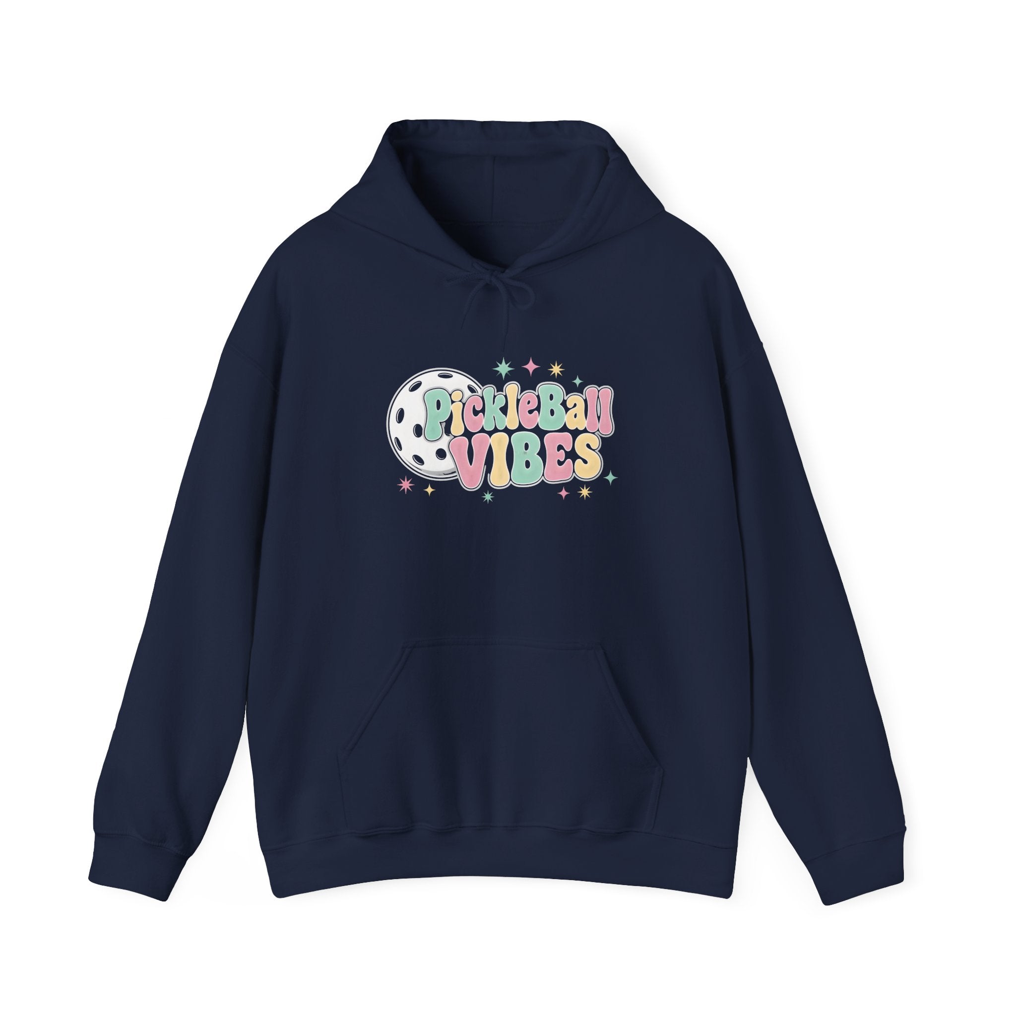 Pickleball Vibes Hoodie — Retro Pastel Pickleball Graphic Sweatshirt