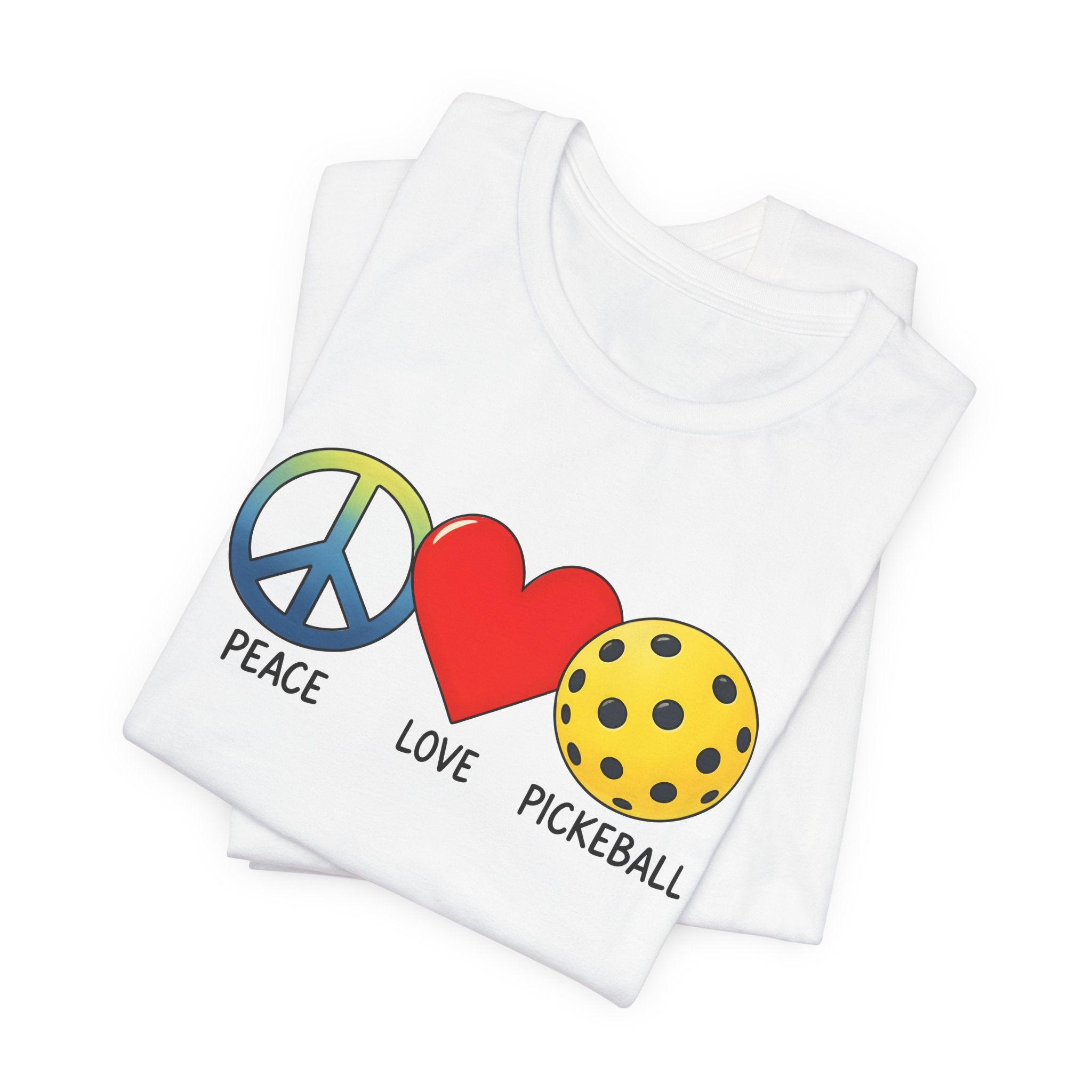 Pickleball Peace Love Tee