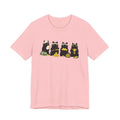 Black Cat Fortune T-Shirt – Cute Lucky Cats with Gold Coins Graphic Tee