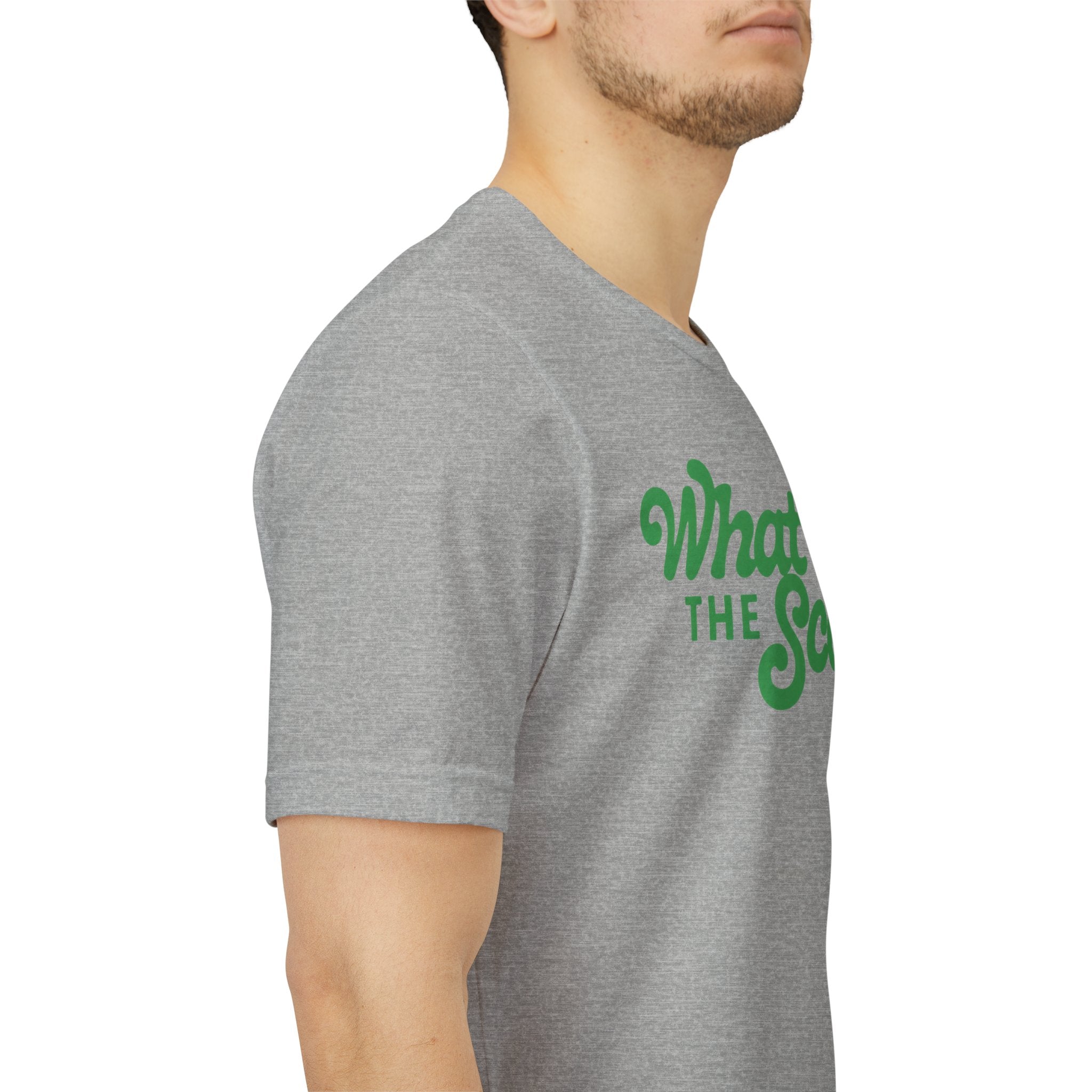 What's The Score? Graphic Tee — Retro Script Sports Fan T-Shirt