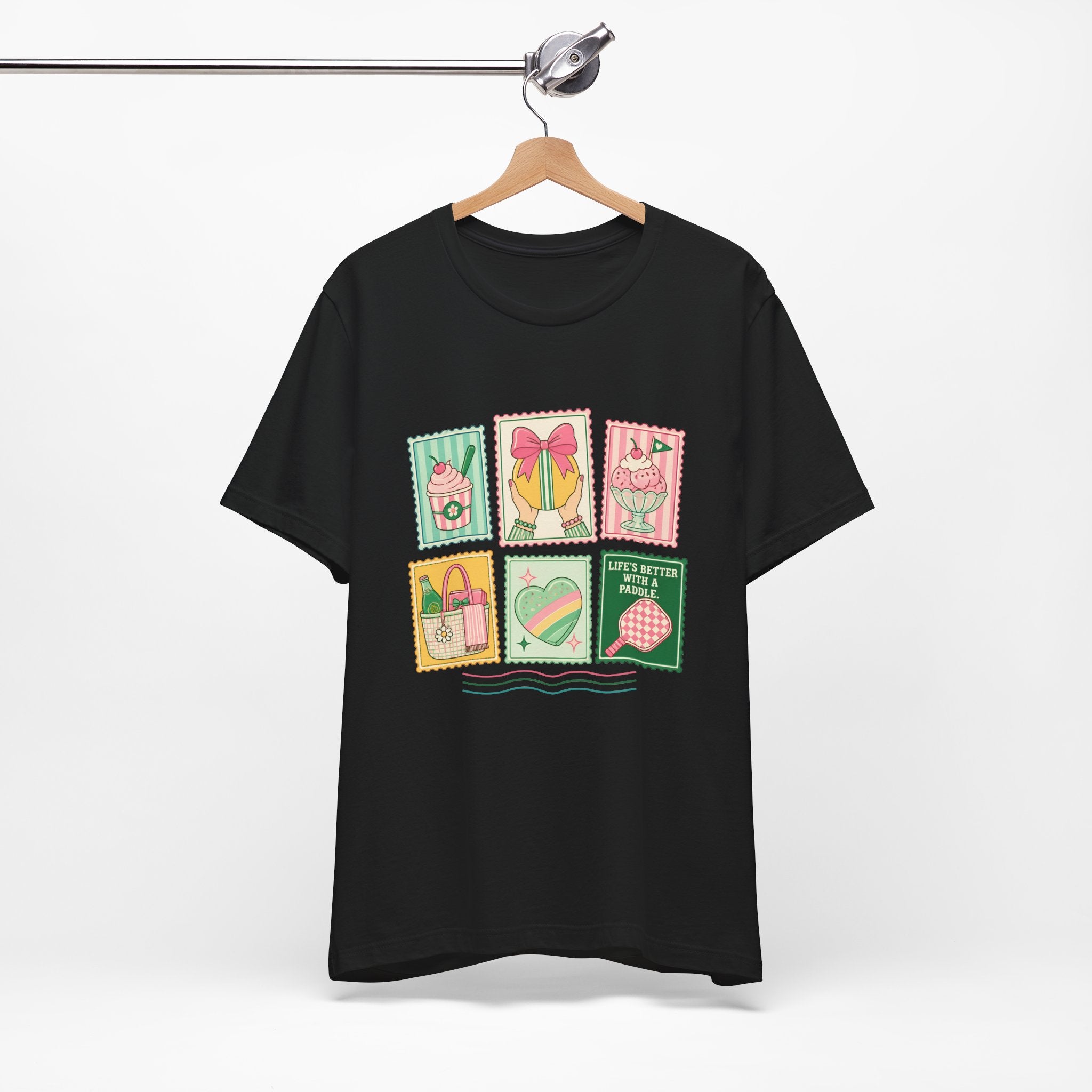 Summer Picnic Graphic Tee — 'Life's Better with a Picnic' Vintage Stamp Design