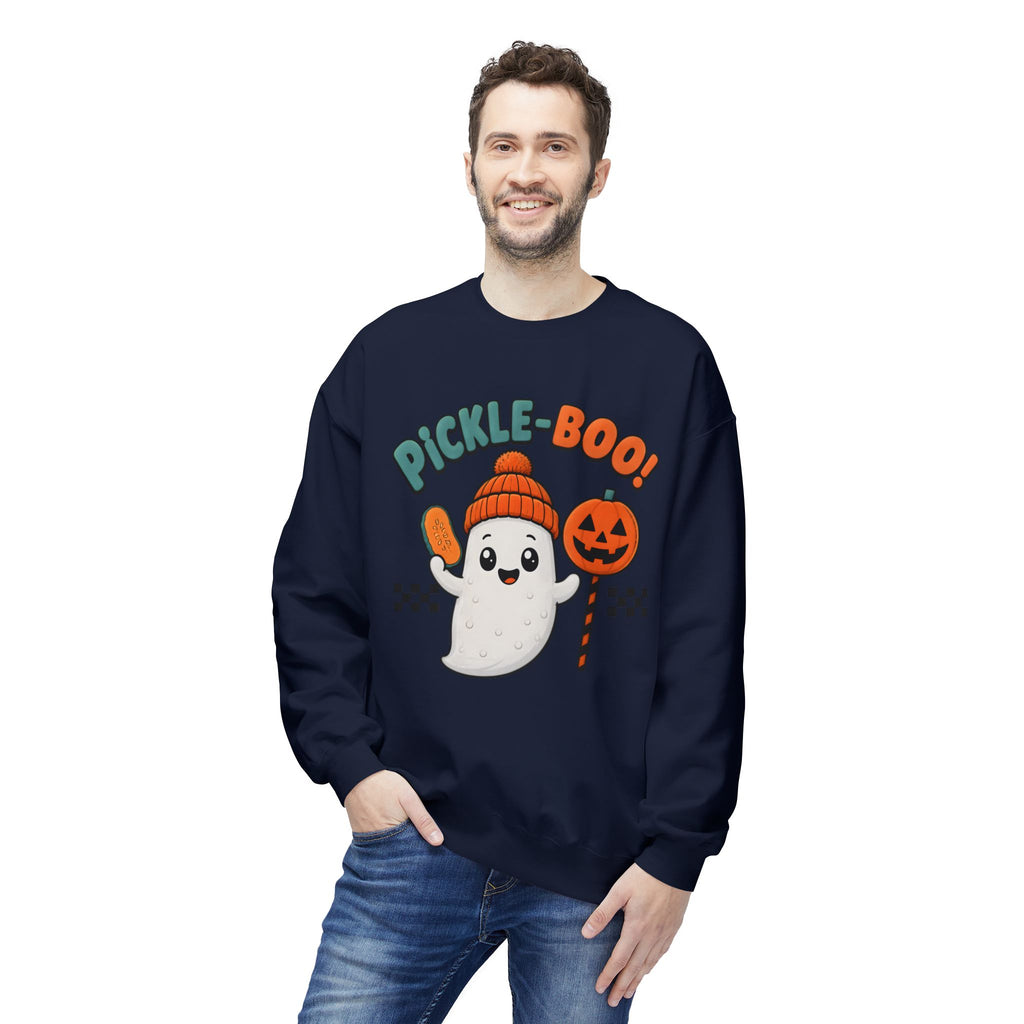 Halloween Pickle-Boo Ghost Sweatshirt