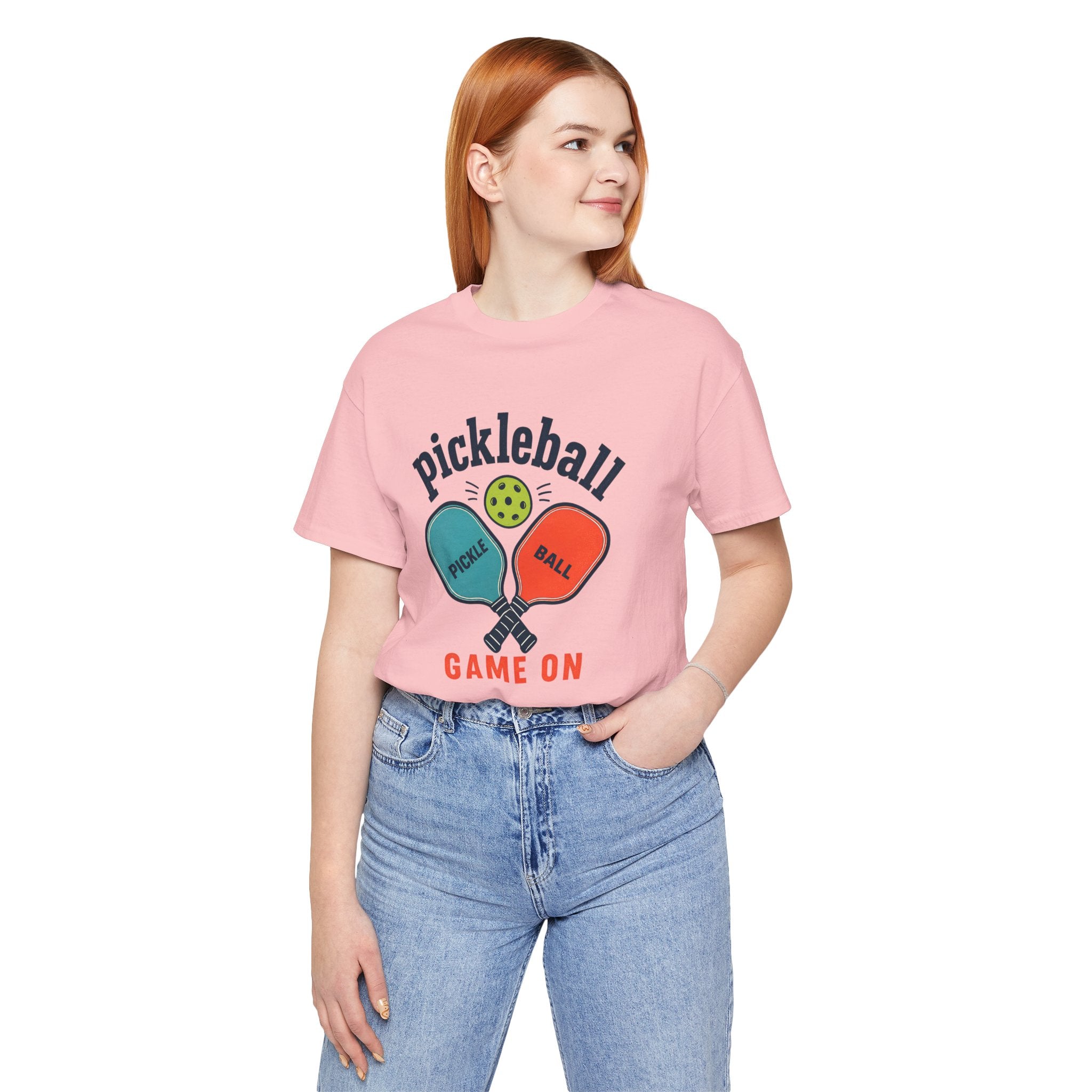 Pickleball 'Game On' Tee — Retro Pickleball Paddles Graphic T-Shirt