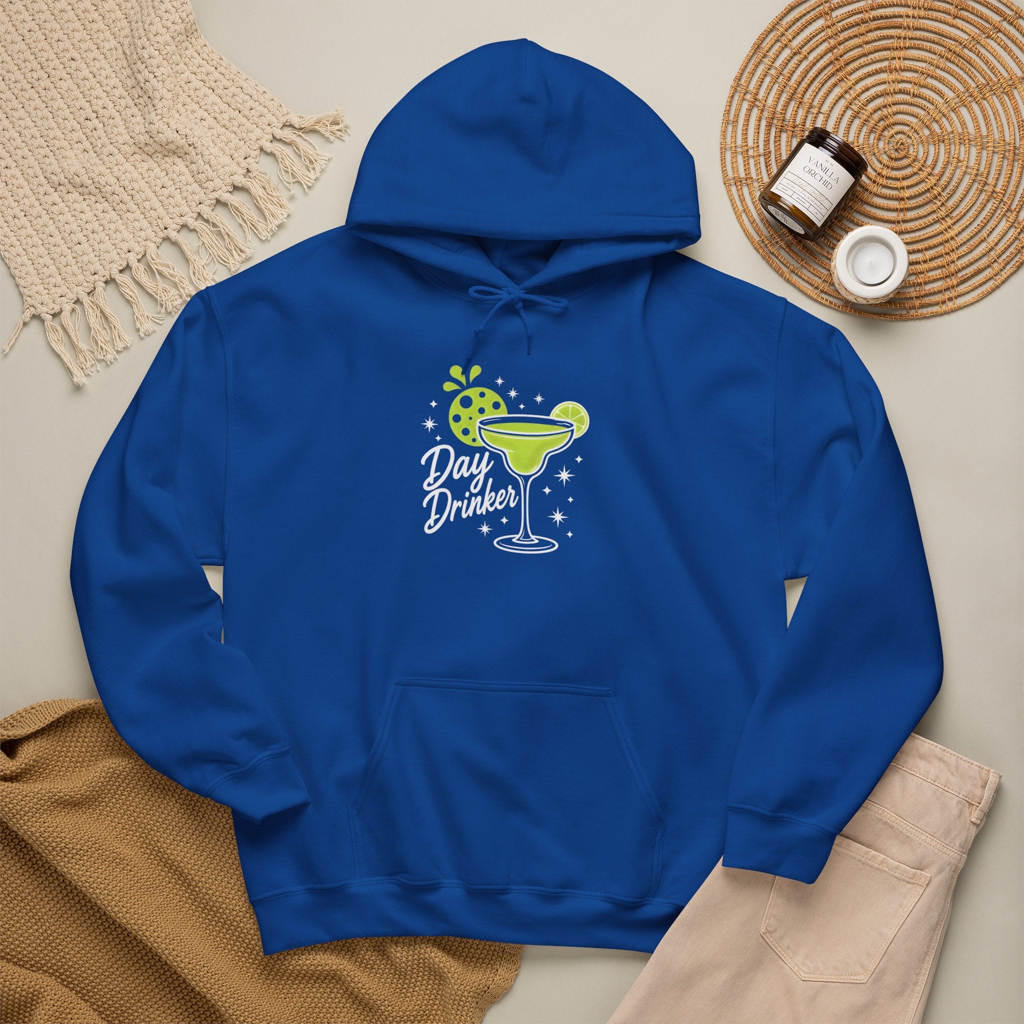 Day Drinker Margarita Hoodie — Funny Cocktail Hooded Sweatshirt