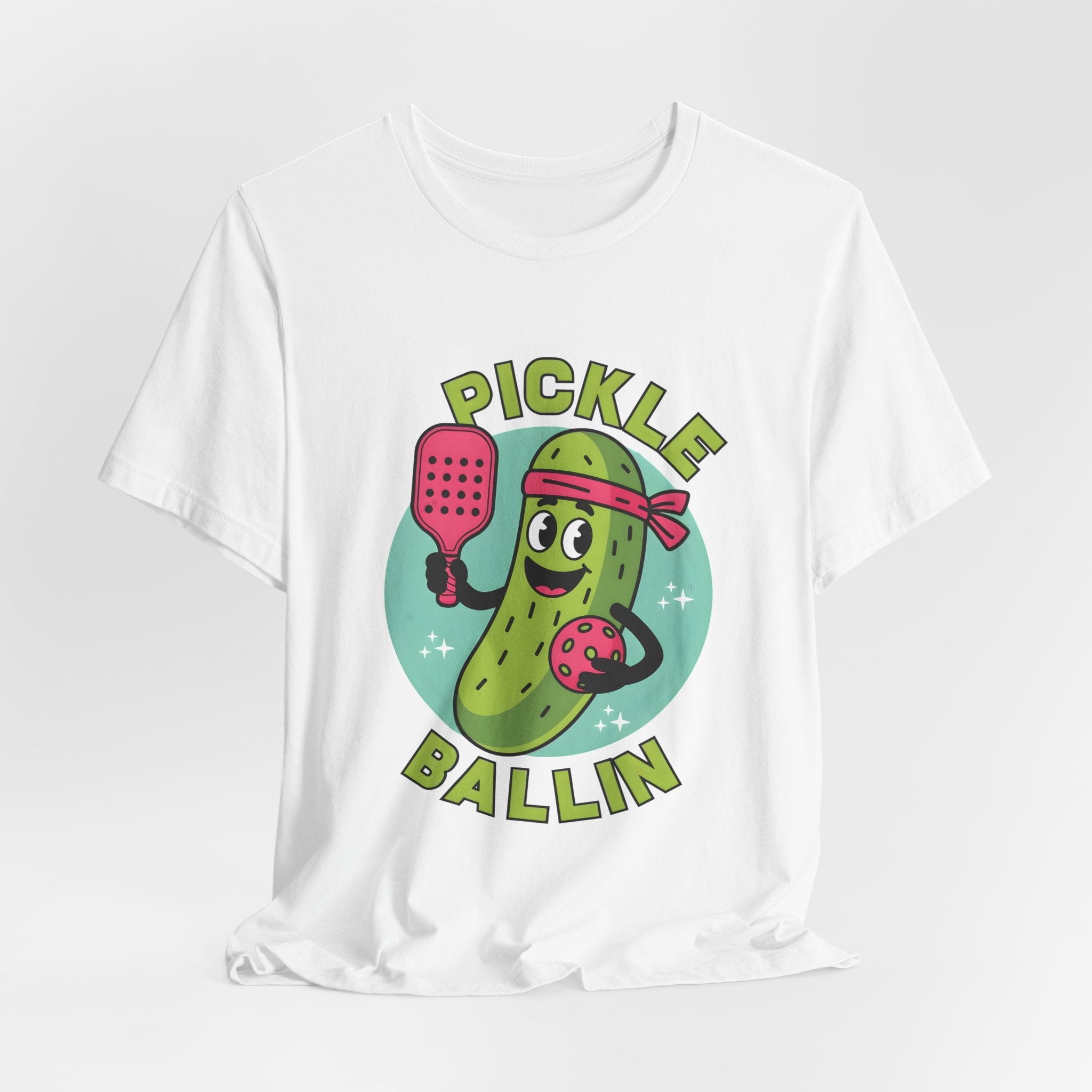 Pickle Ballin' Tee — Funny Pickle Pickleball T-Shirt