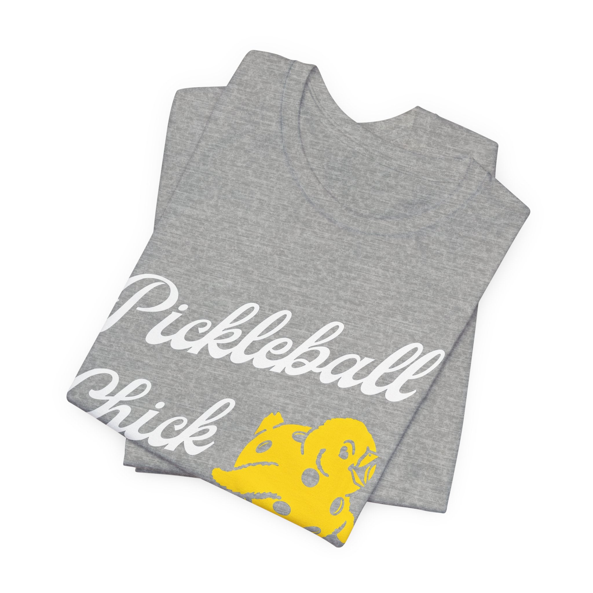 Pickleball Chick T‑Shirt — Cute Yellow Chick Pickleball Tee for Women & Players