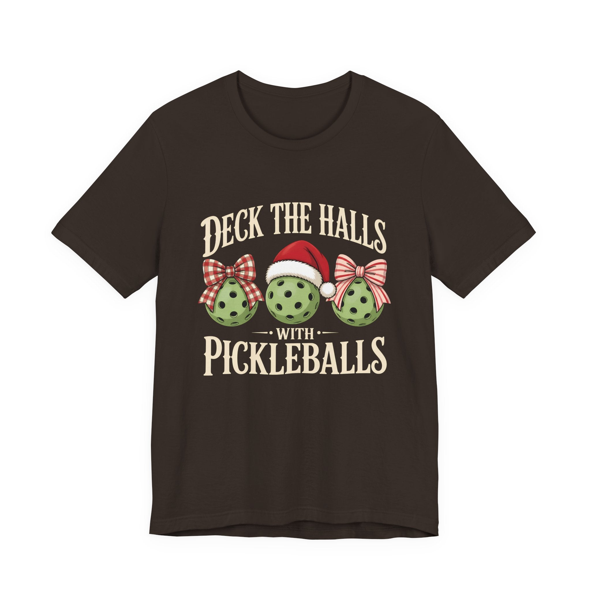 Deck the Halls with Pickleballs Christmas Tee