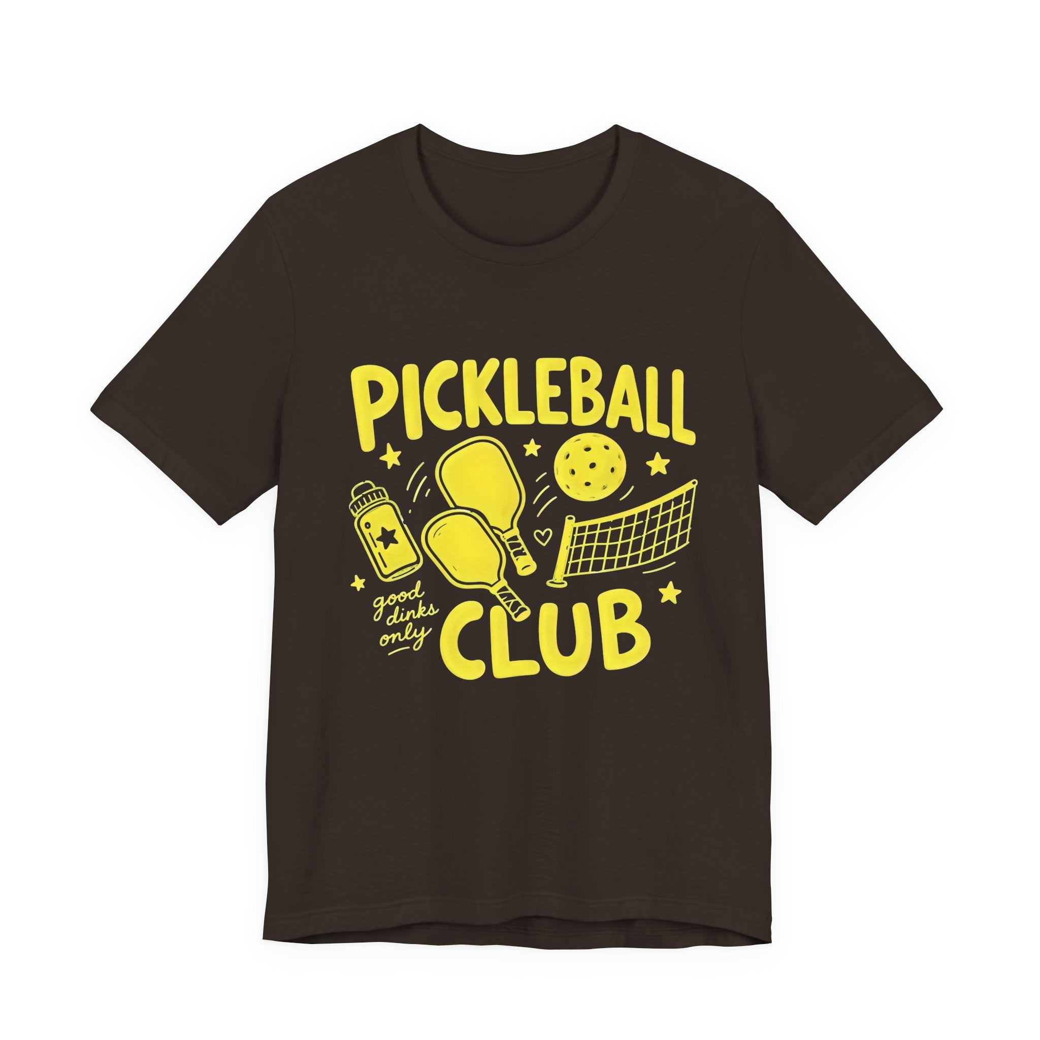 Pickleball Club Graphic Tee — "Good Doubles Only" Short Sleeve Shirt