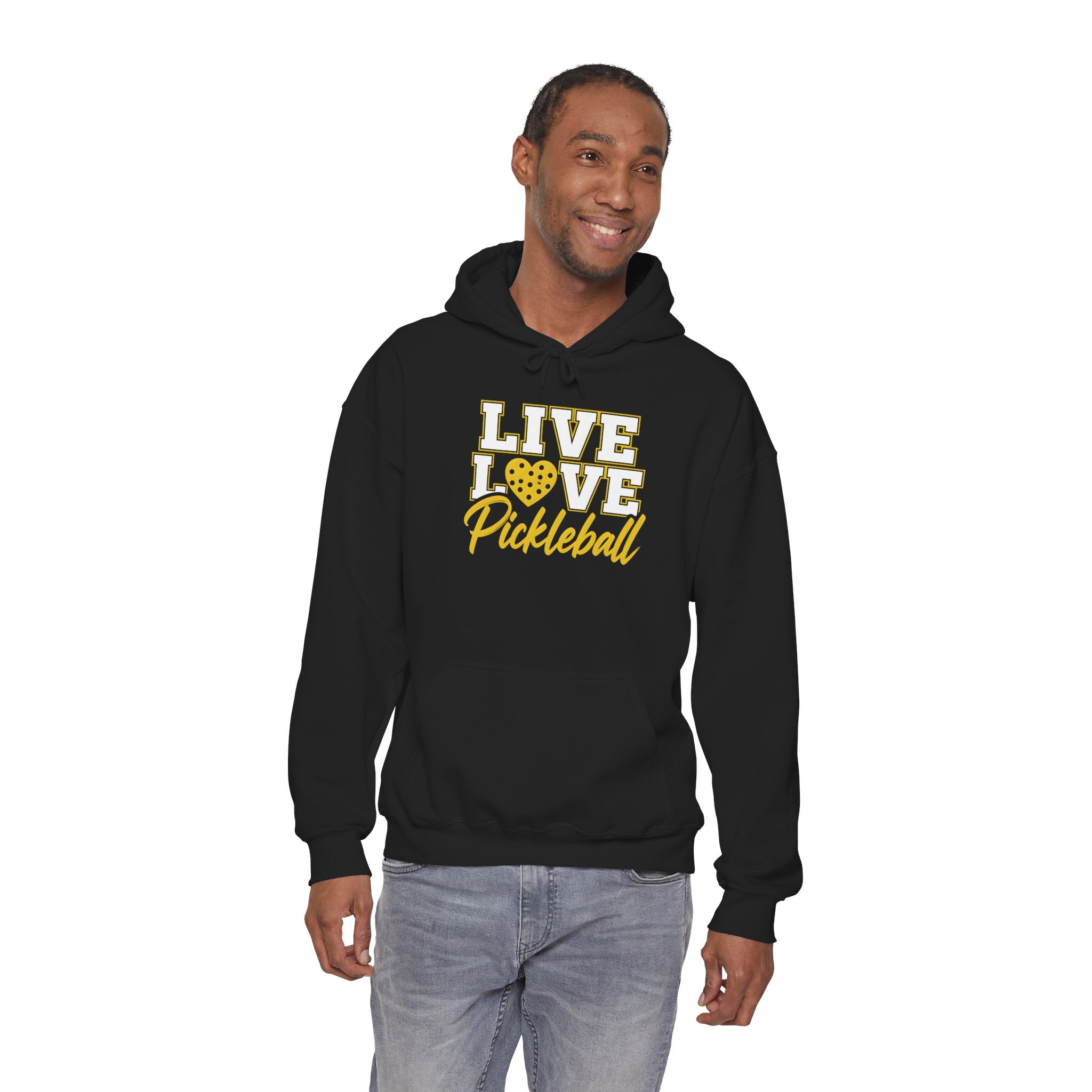 Live Love Pickleball Hoodie — Pickleball Player Gift Pullover