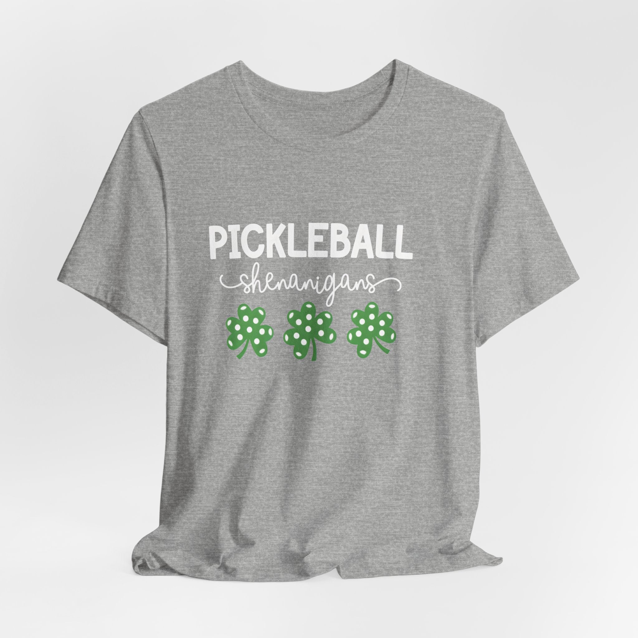 Pickleball Shenanigans T-Shirt — St. Patrick’s Shamrock Pickleball Tee