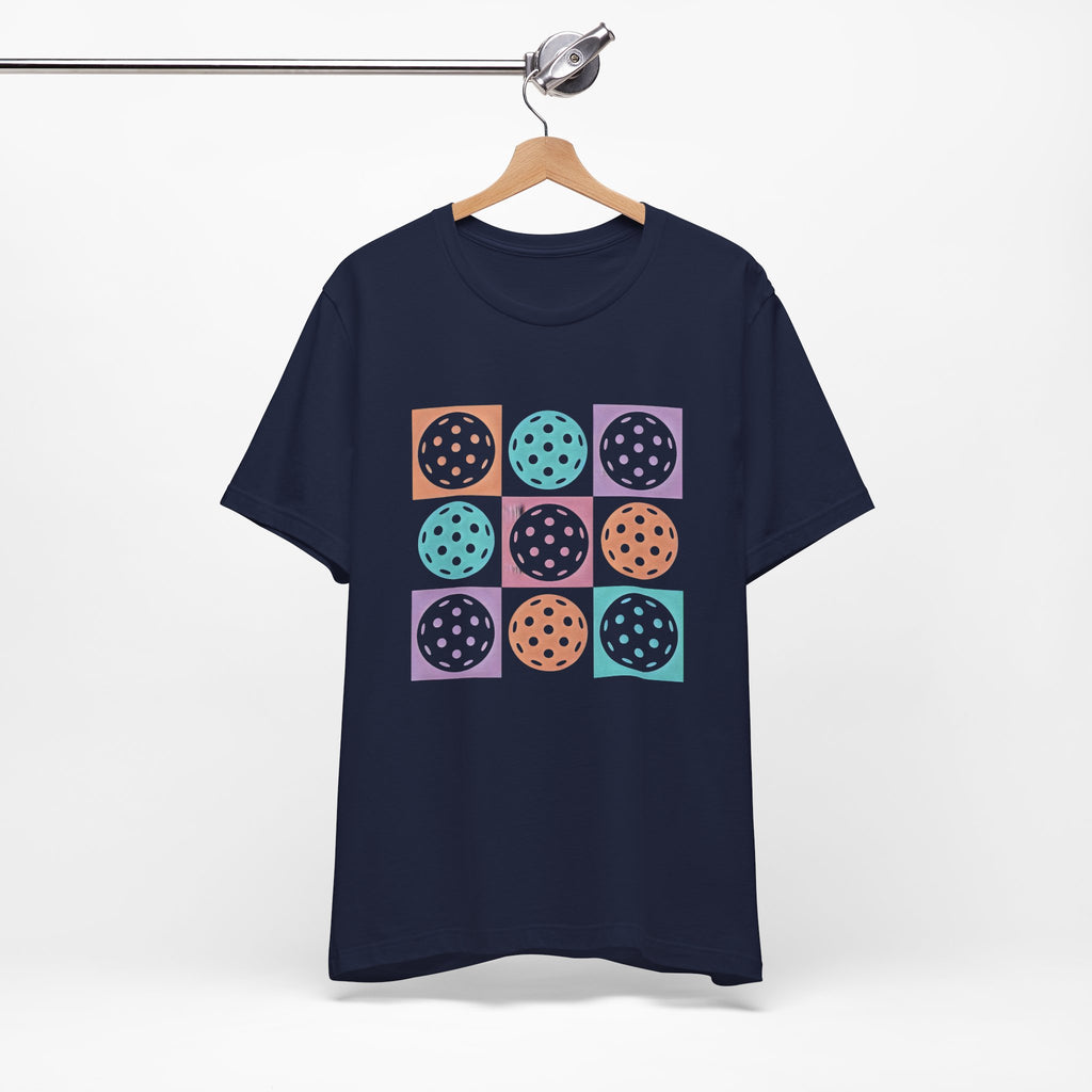 Cookie Pattern T‑Shirt — Colorful Retro Cookie Grid Tee