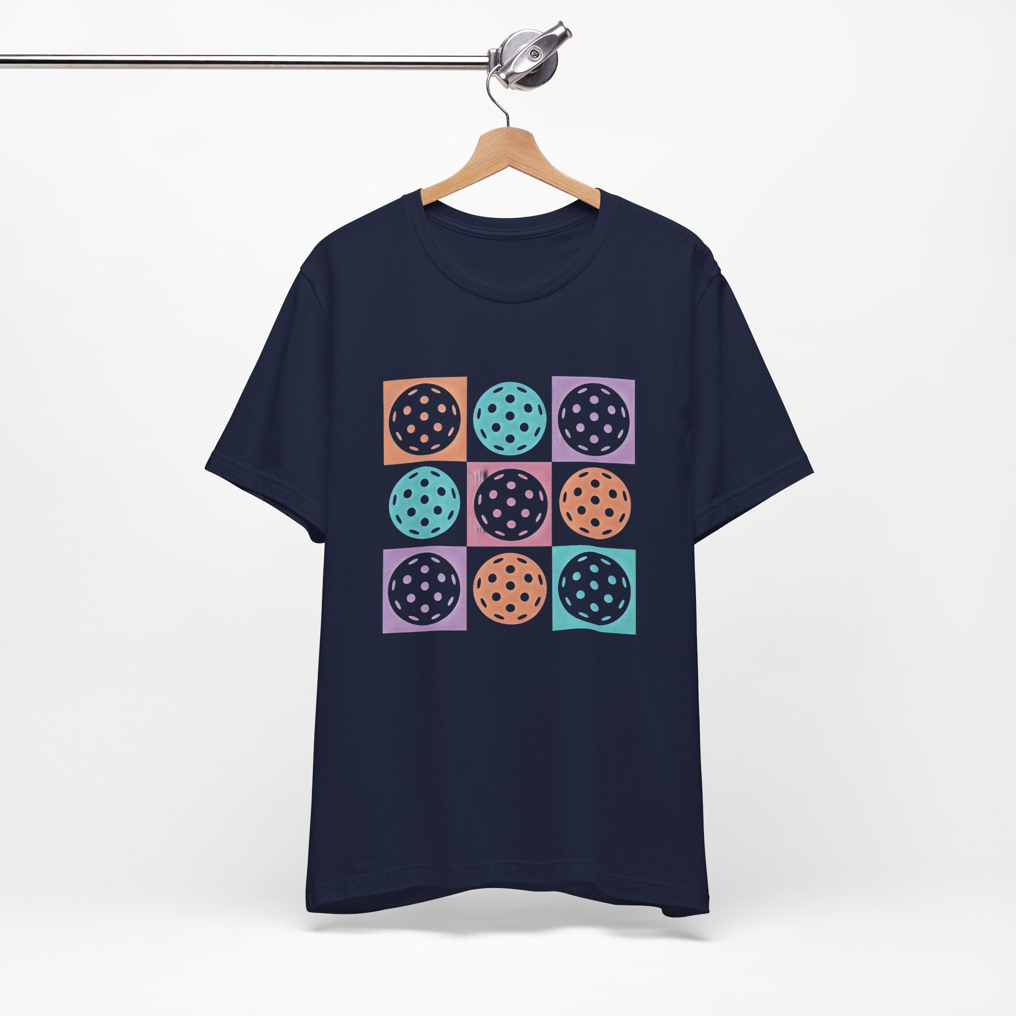 Cookie Pattern T‑Shirt — Colorful Retro Cookie Grid Tee