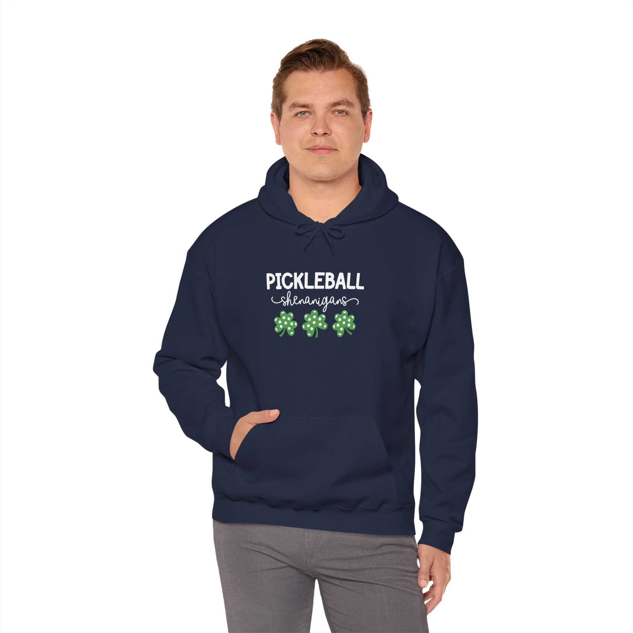 Pickleball Shamrock Hoodie – St. Patrick’s Day Pickleball Sweatshirt