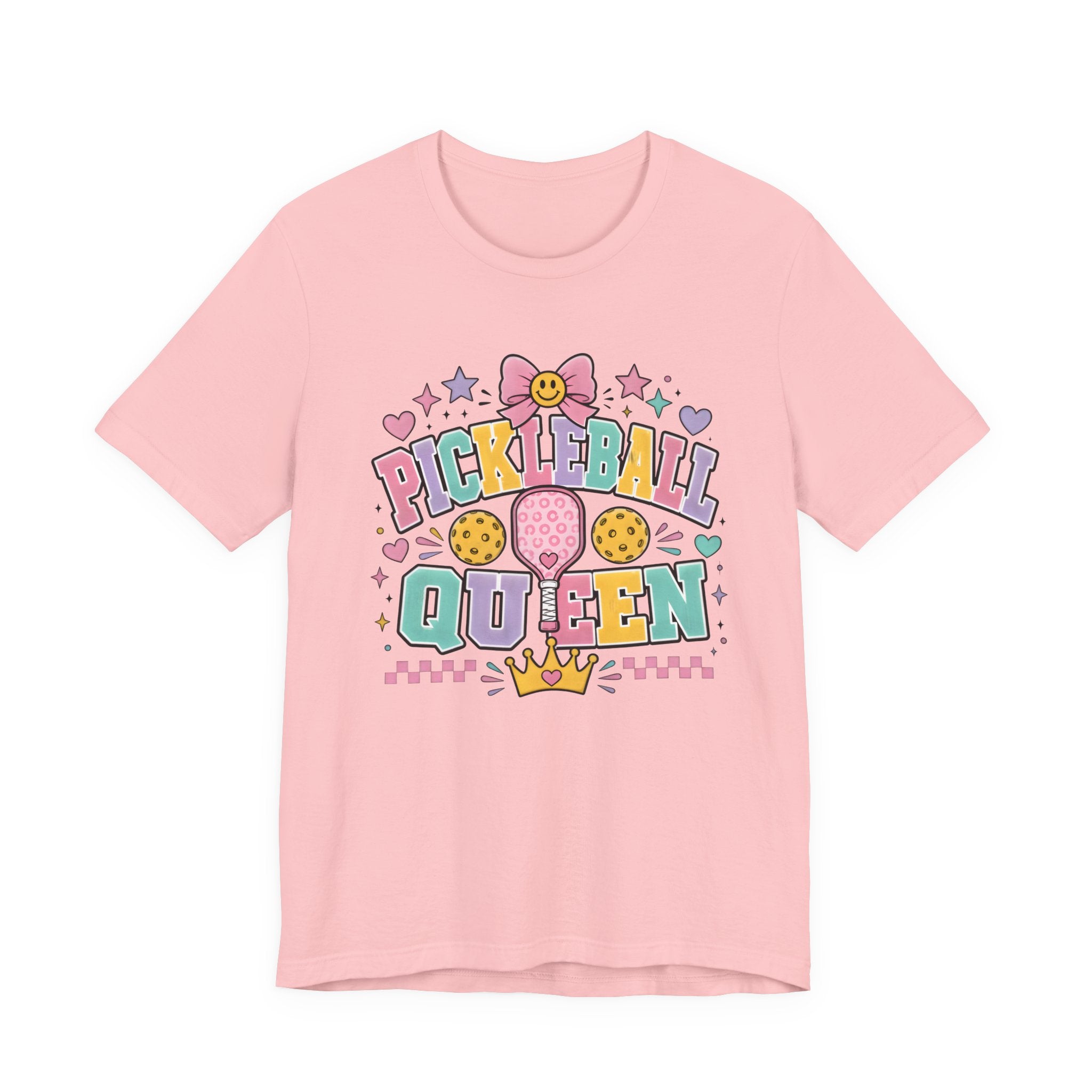 Pickleball Queen Tee — Cute Pastel Pickleball Shirt for Women & Girls