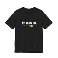 Tennis Minimalist Tee — Neon Tennis Ball Graphic Shirt