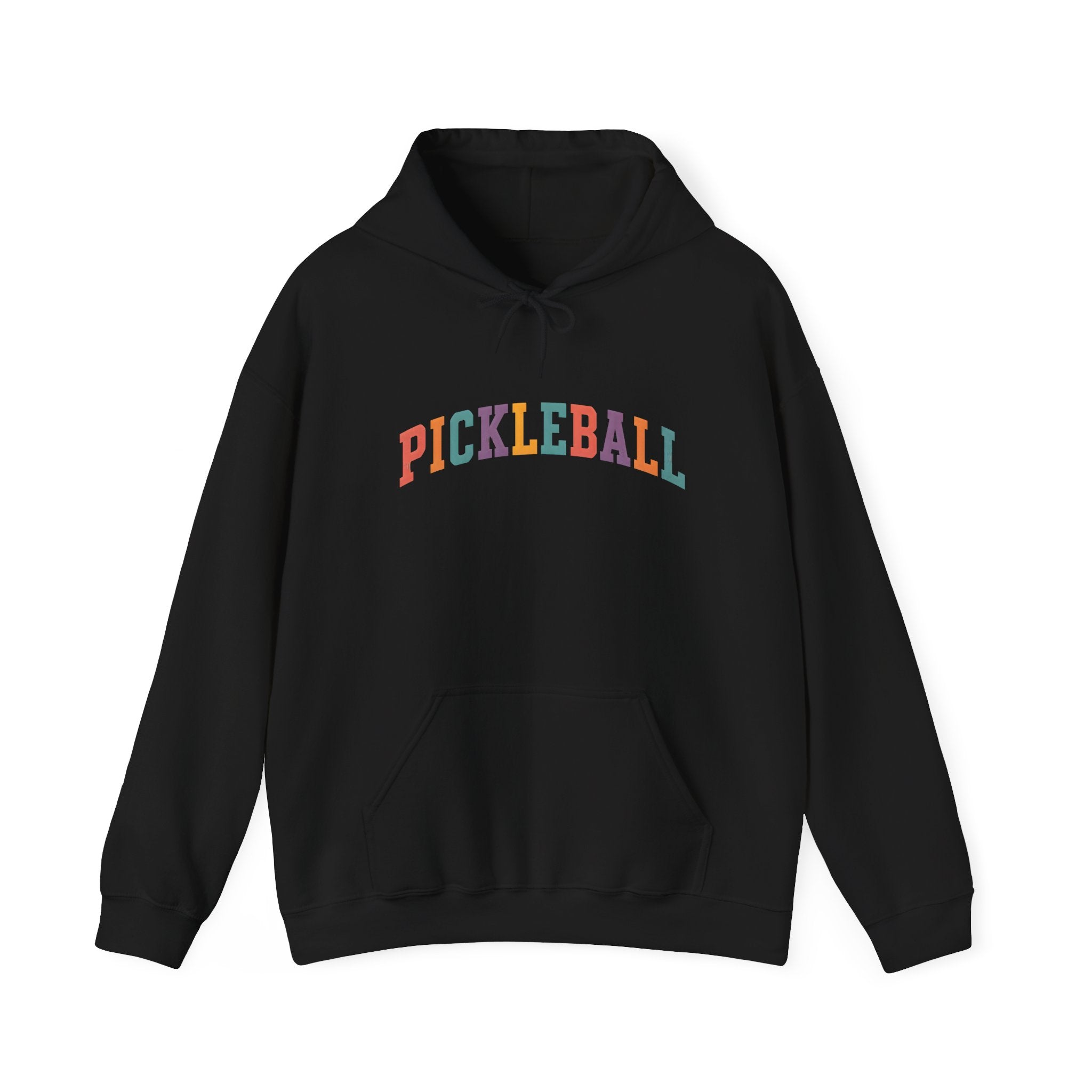 Pickleball Rainbow Hoodie — Colorful Pickleball Pullover for Players & Fans