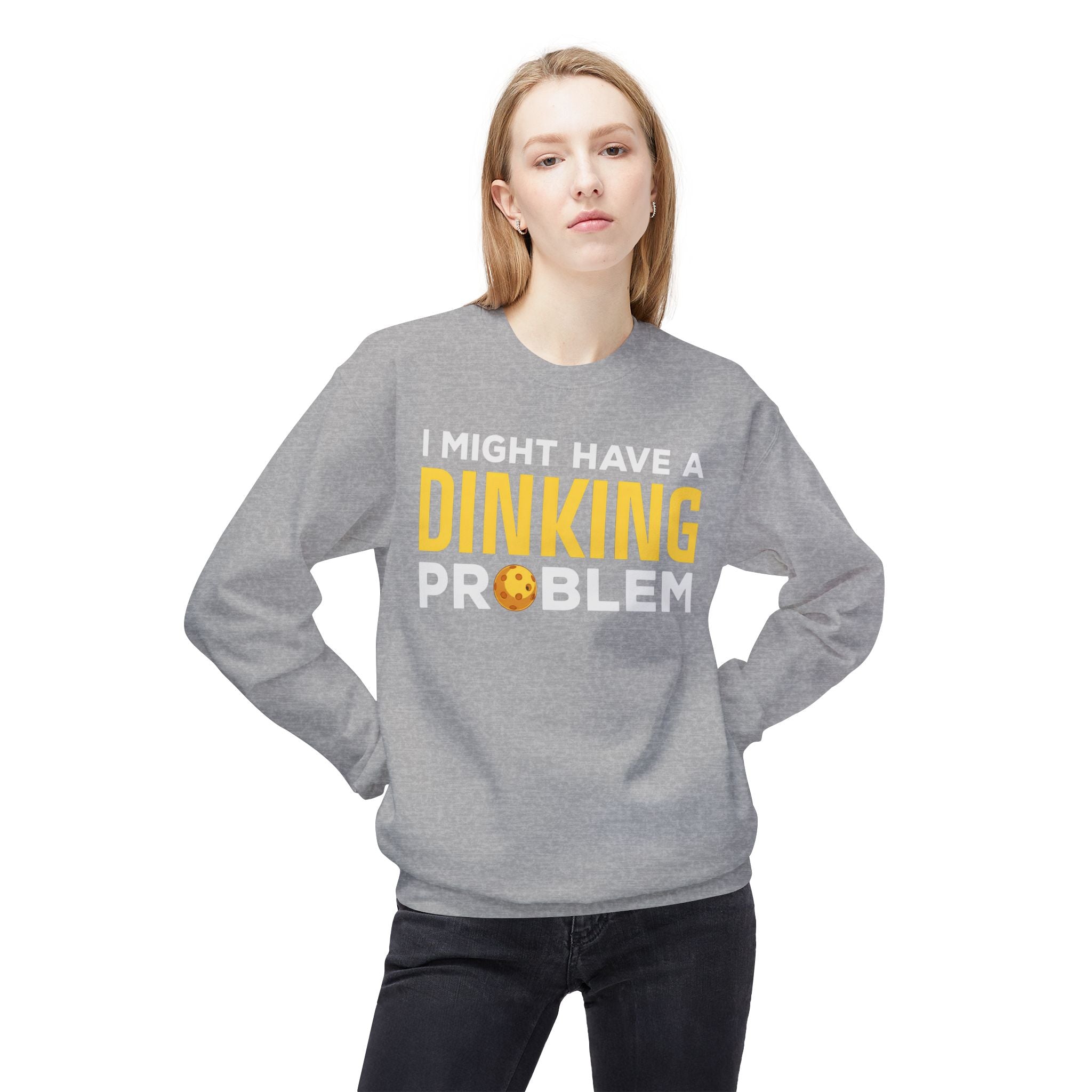 Dinking Problem Sweatshirt — Funny Disc Golf Crewneck