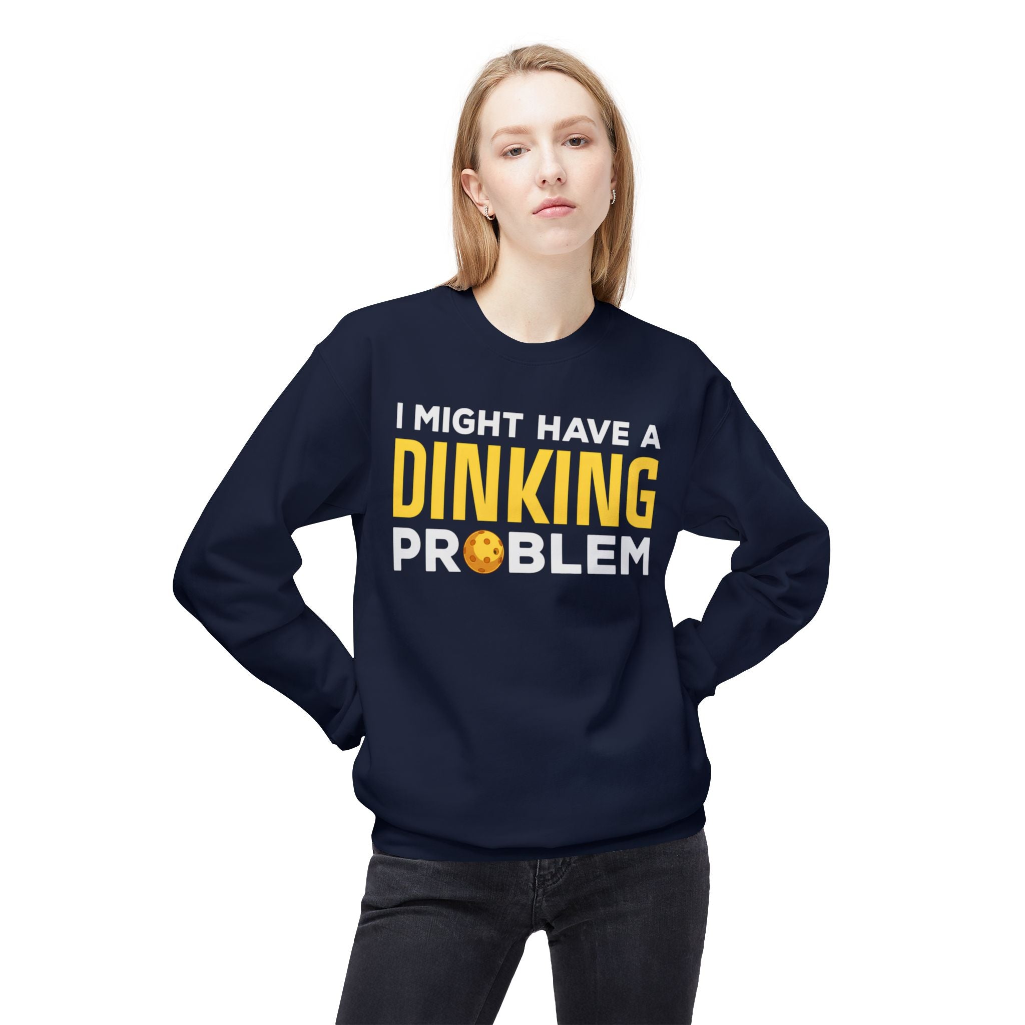 Dinking Problem Sweatshirt — Funny Disc Golf Crewneck