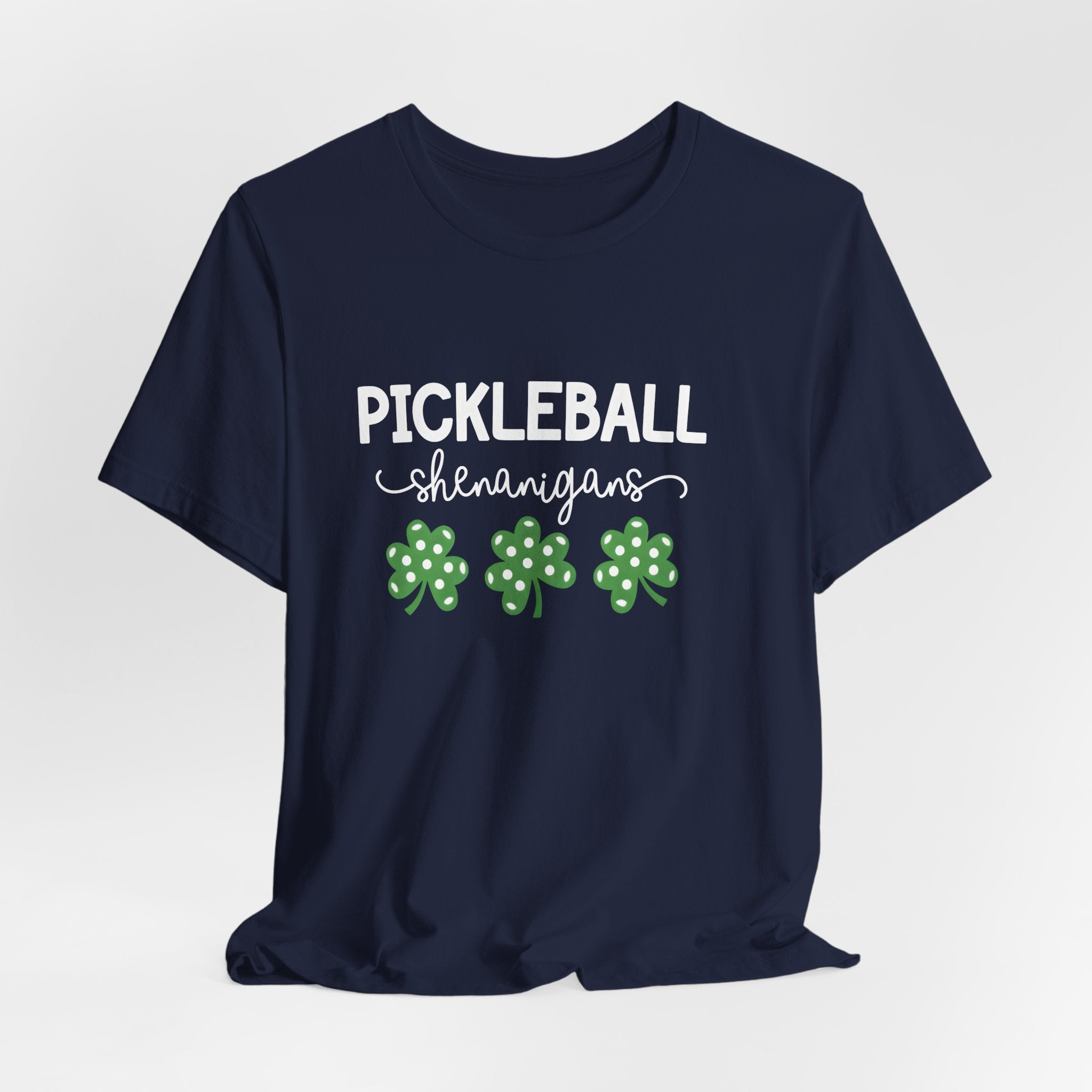 Pickleball Shenanigans T-Shirt — St. Patrick’s Shamrock Pickleball Tee