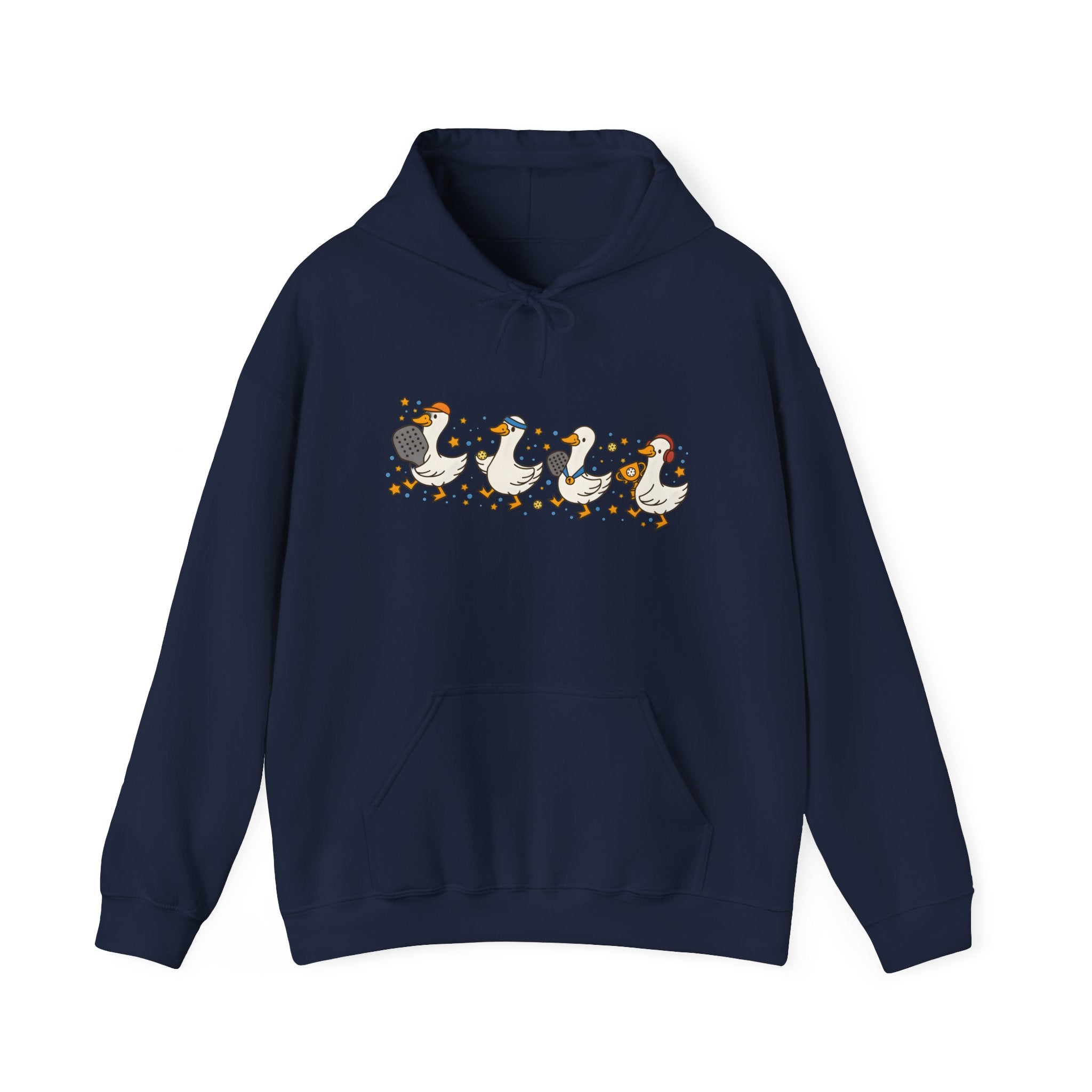 Halloween Duck Lineup Hoodie — Cute Trick-or-Treating Ducks Pullover