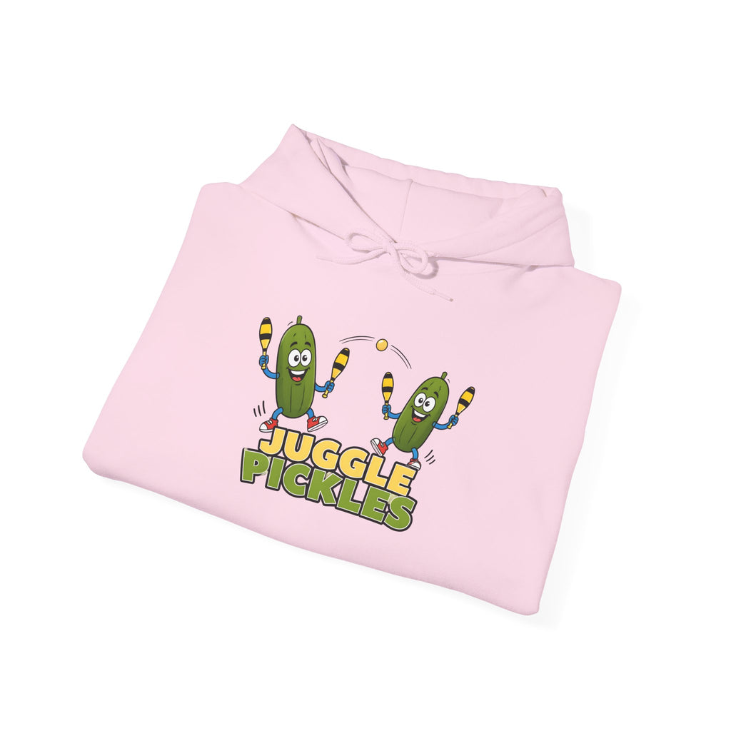 Juggling Pickles Hoodie — Cute Funny 'Juggle Pickle' Graphic Hooded Sweatshirt