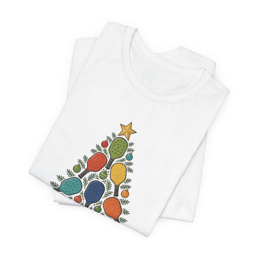 Christmas Tree String Lights T‑Shirt — Retro Holiday Bulb Tee