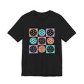 Cookie Pattern T‑Shirt — Colorful Retro Cookie Grid Tee