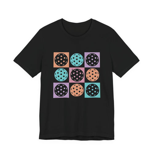 Cookie Pattern T‑Shirt — Colorful Retro Cookie Grid Tee