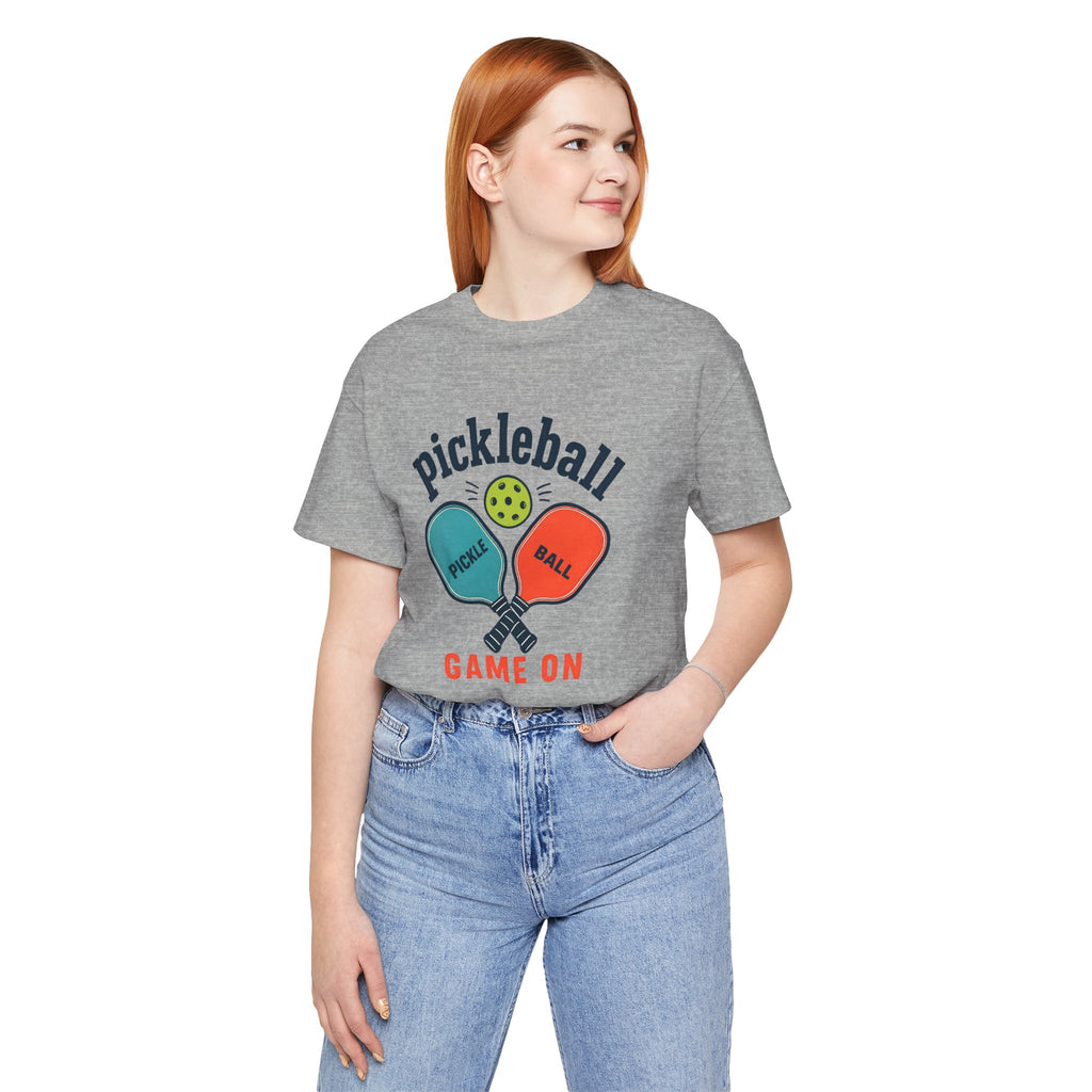Pickleball 'Game On' Tee — Retro Pickleball Paddles Graphic T-Shirt