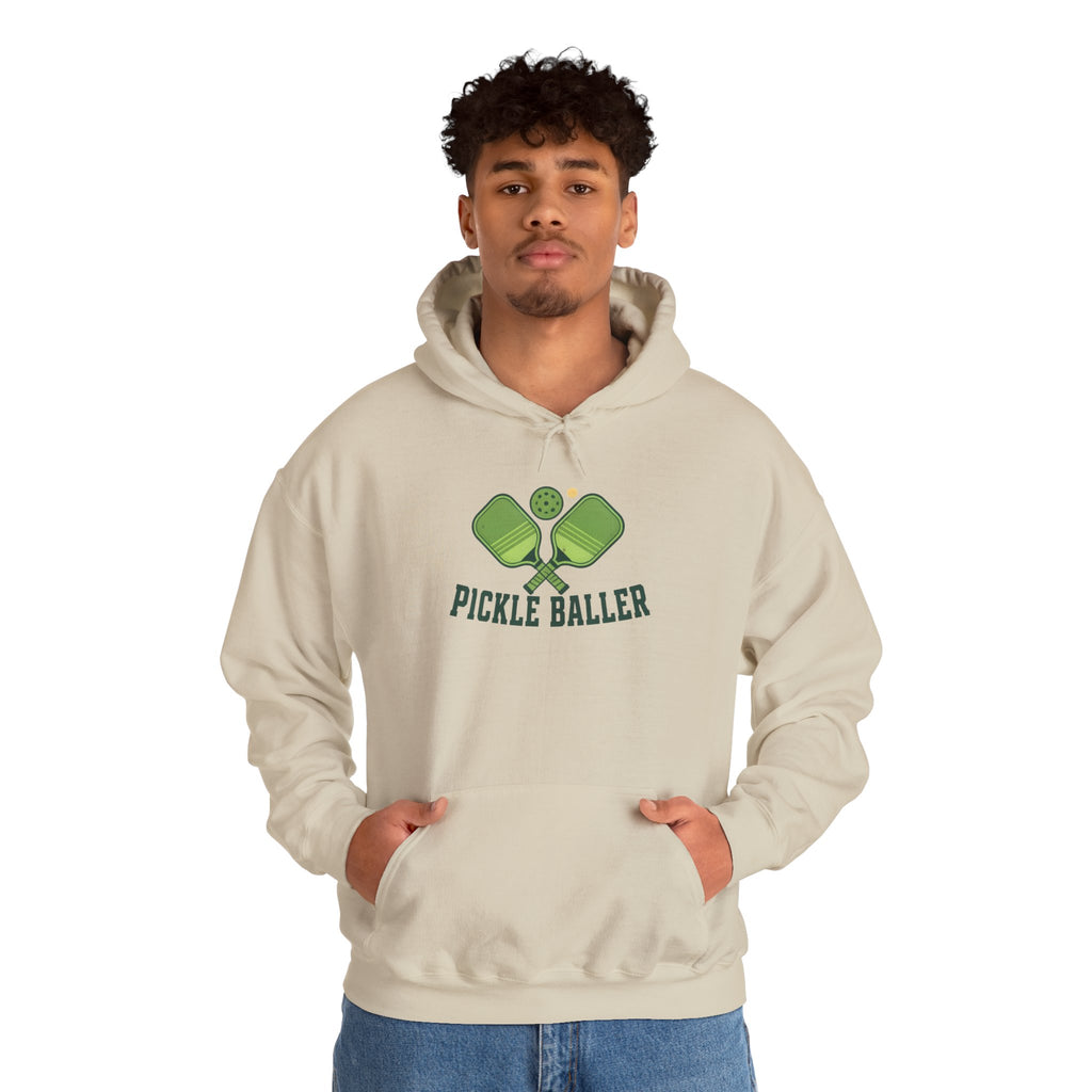Pickle Baller Hoodie — Pickleball Paddles Graphic Hooded Sweatshirt