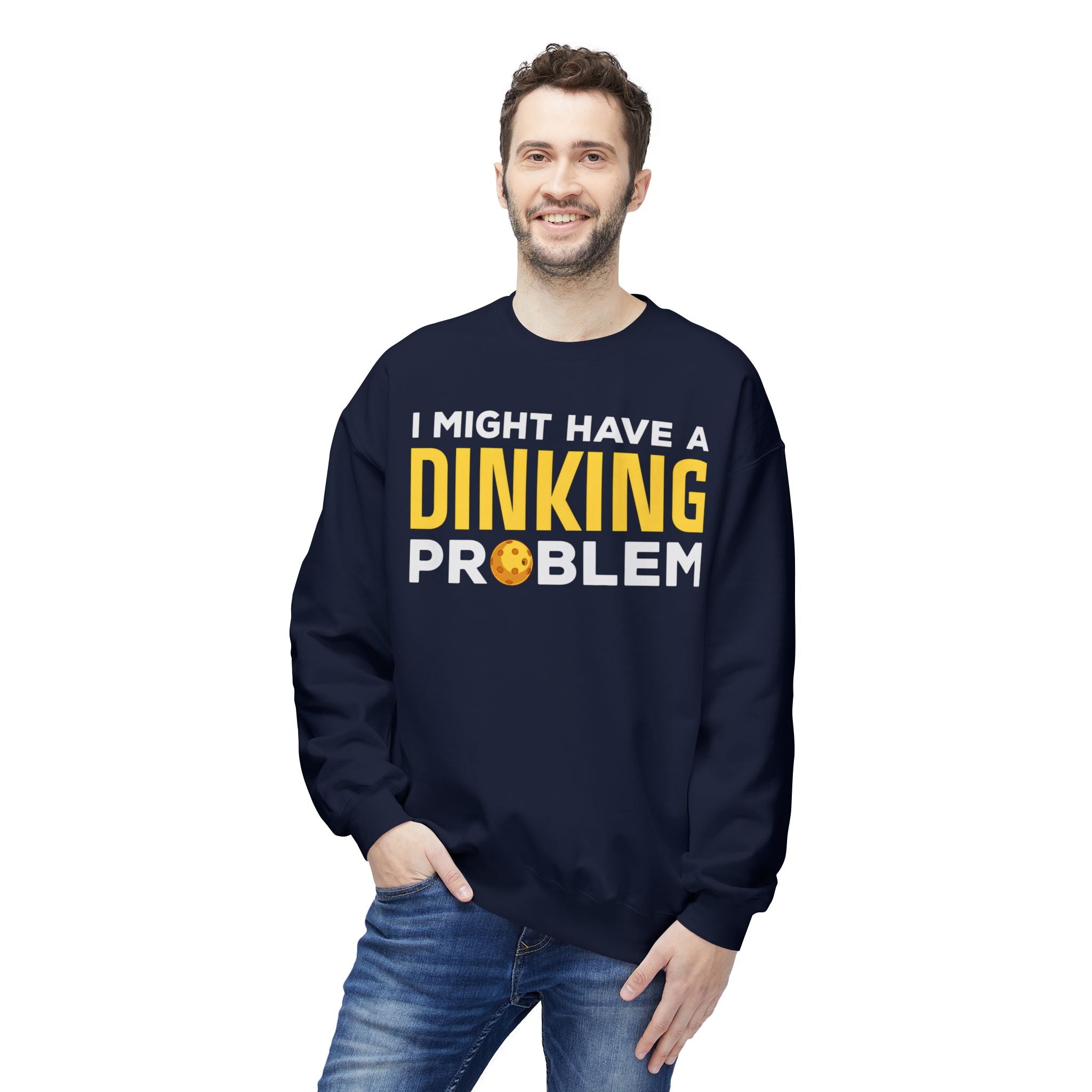 Dinking Problem Sweatshirt — Funny Disc Golf Crewneck