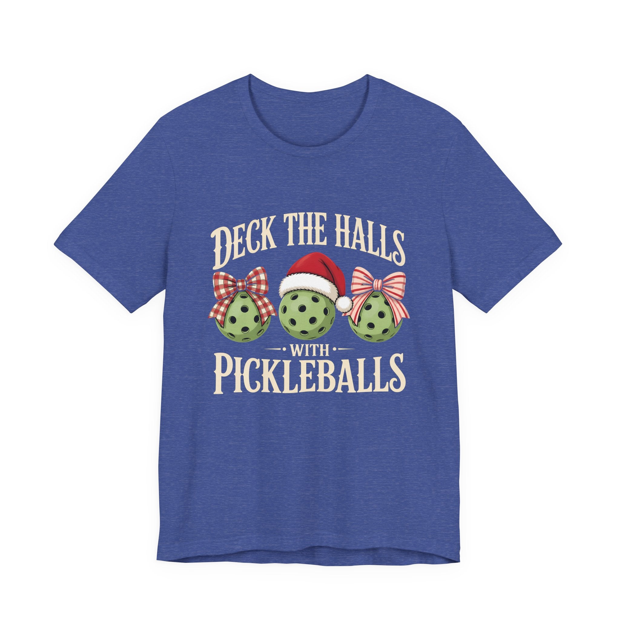 Deck the Halls with Pickleballs Christmas Tee