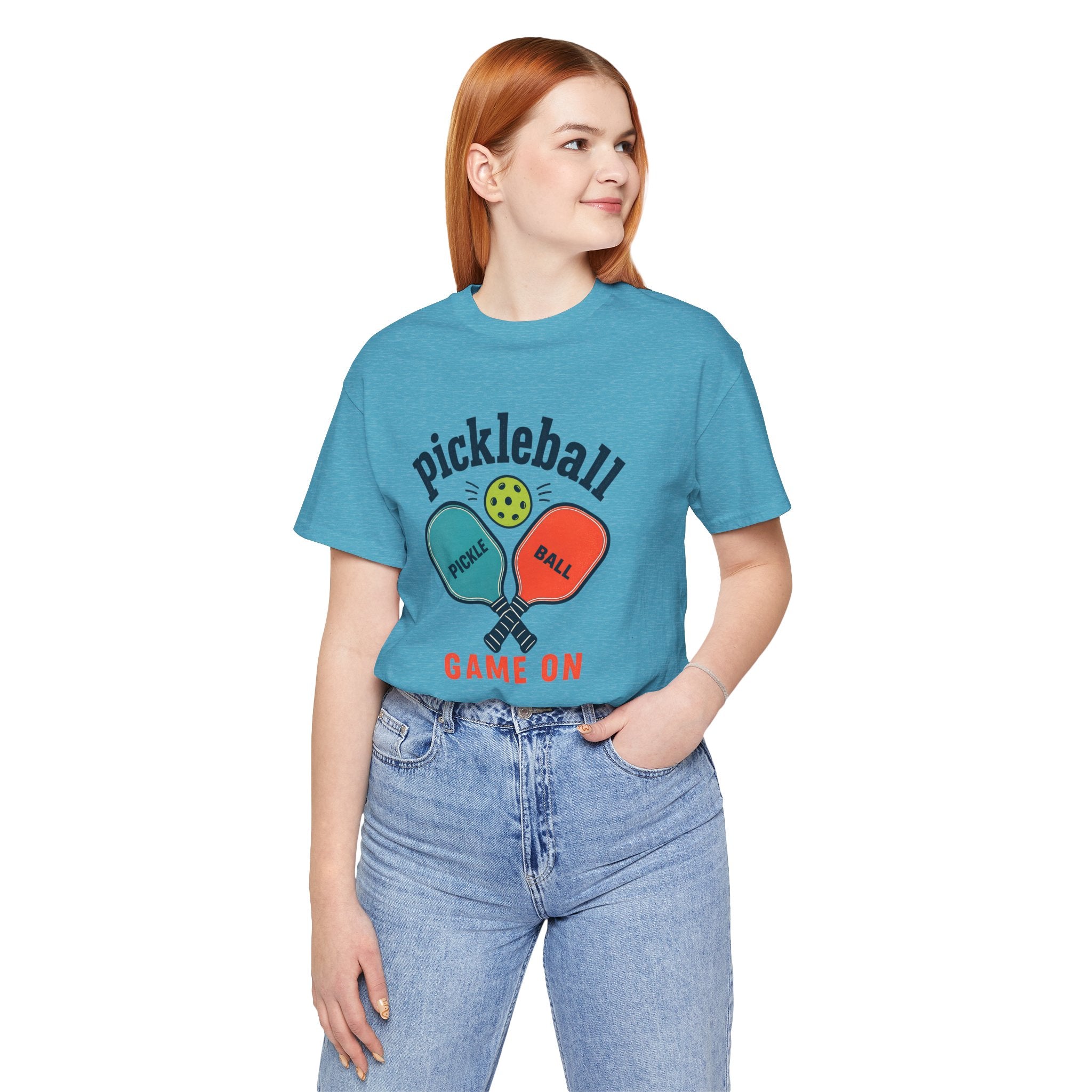 Pickleball 'Game On' Tee — Retro Pickleball Paddles Graphic T-Shirt