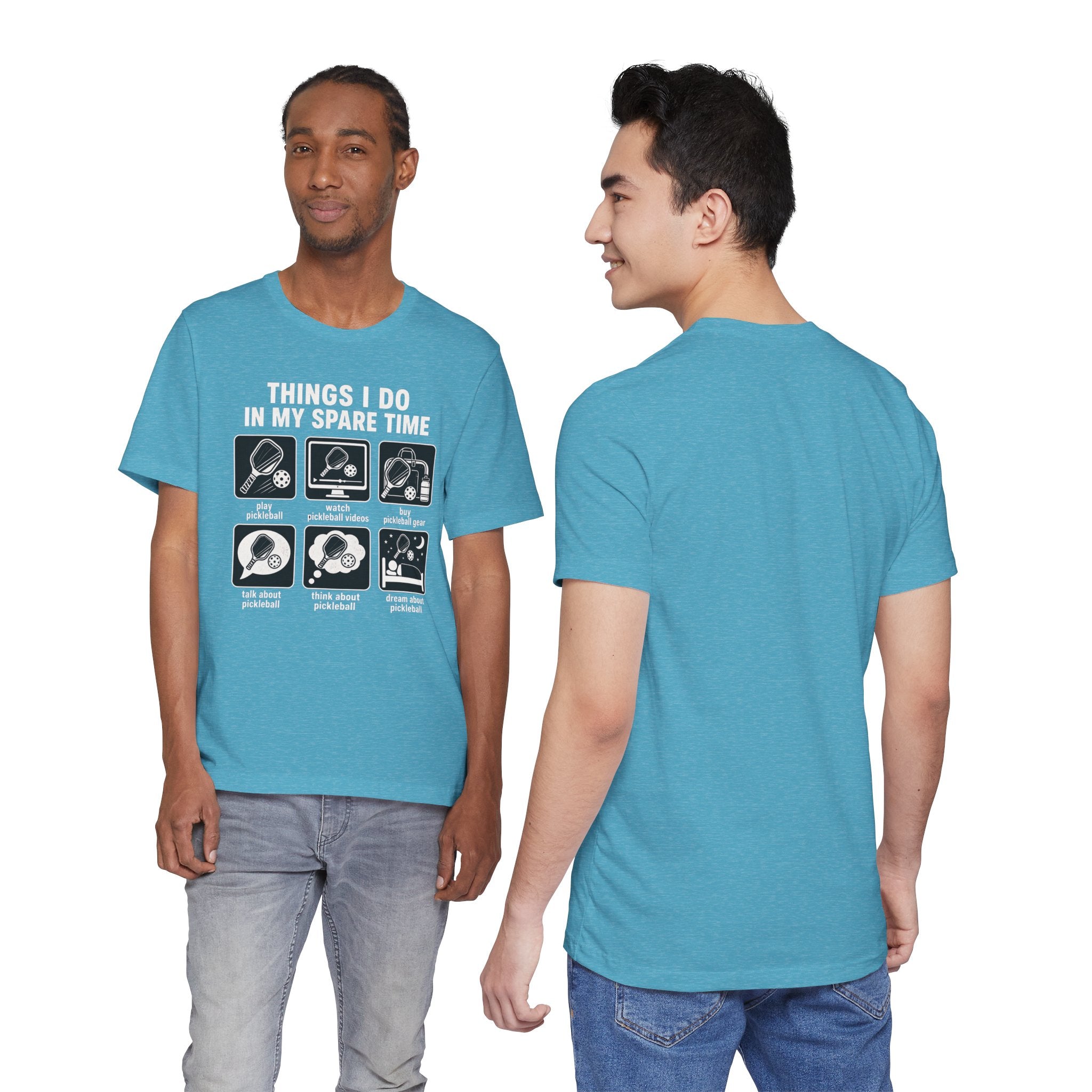 Pickleball Spare Time T-Shirt — "Things I Do In My Spare Time" Graphic Tee