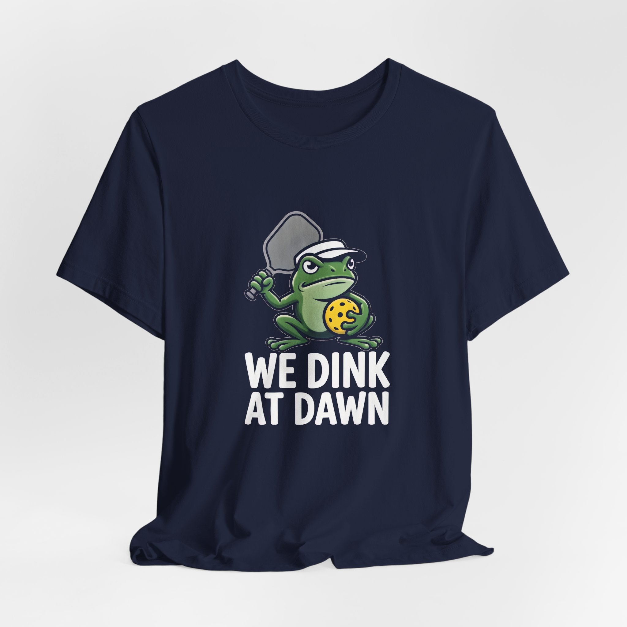 Dink At Dawn Pickleball Frog T-Shirt — We Dink At Dawn Graphic Tee