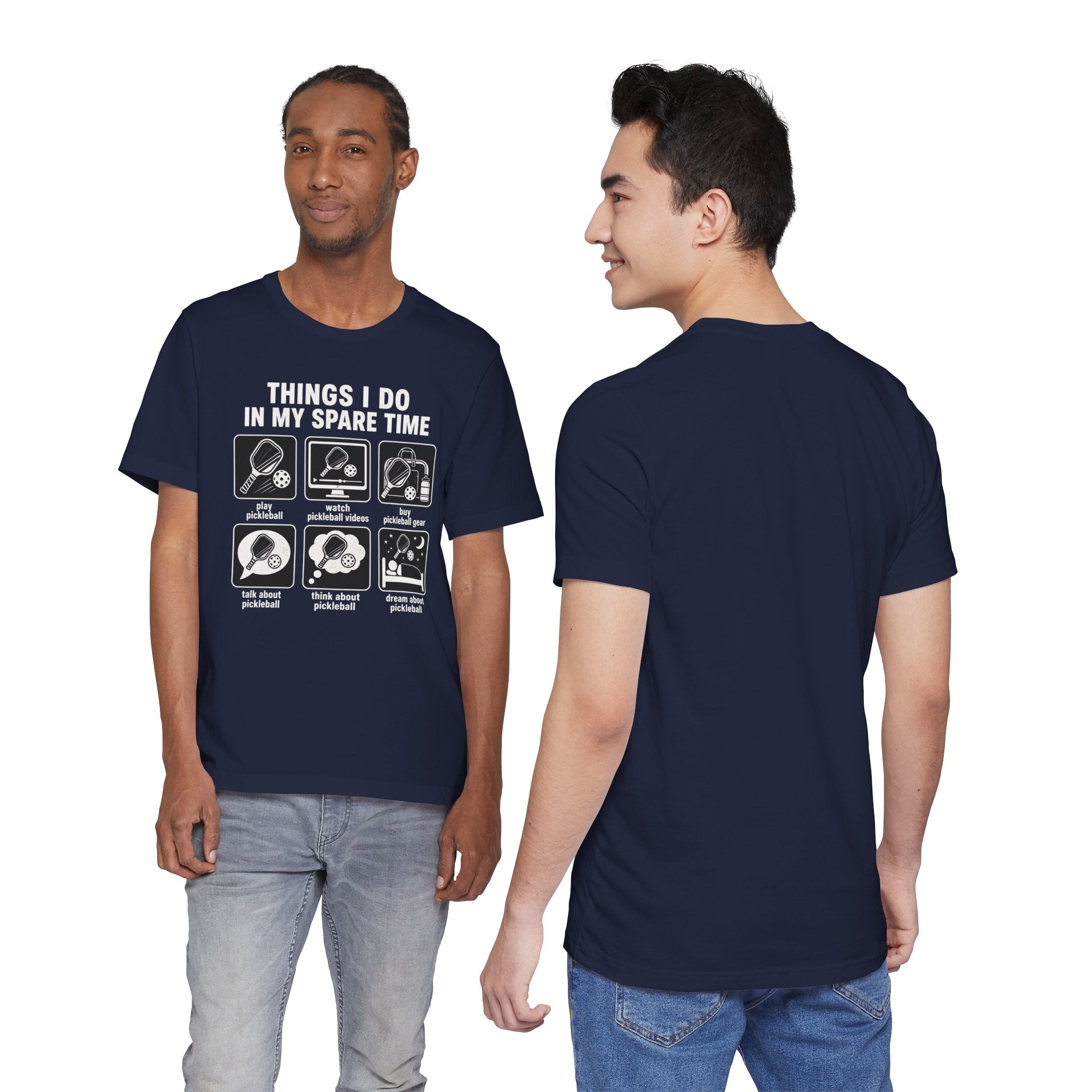 Pickleball Spare Time T-Shirt — "Things I Do In My Spare Time" Graphic Tee