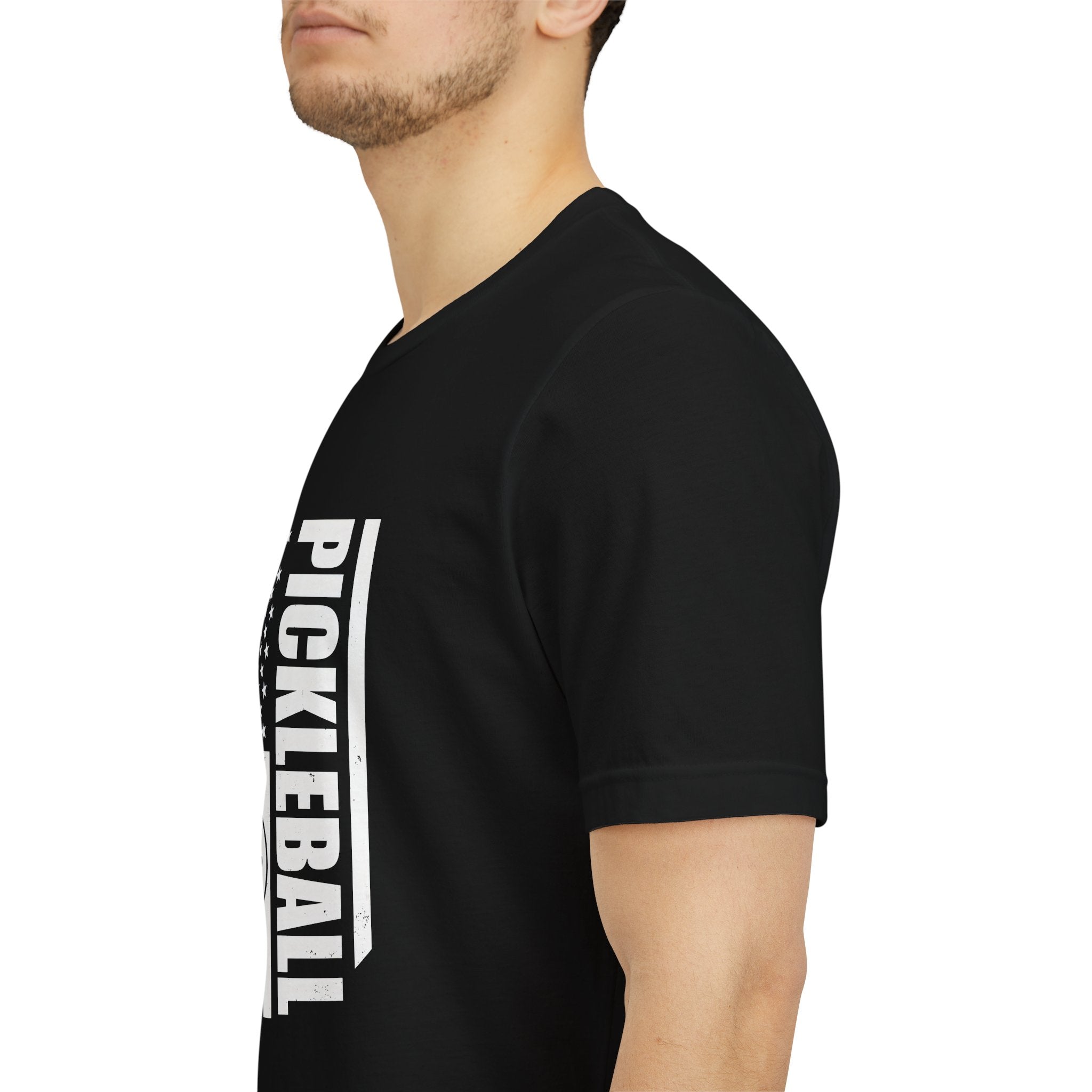 Pickleball Flag Tee — American Pickleball Player T-Shirt