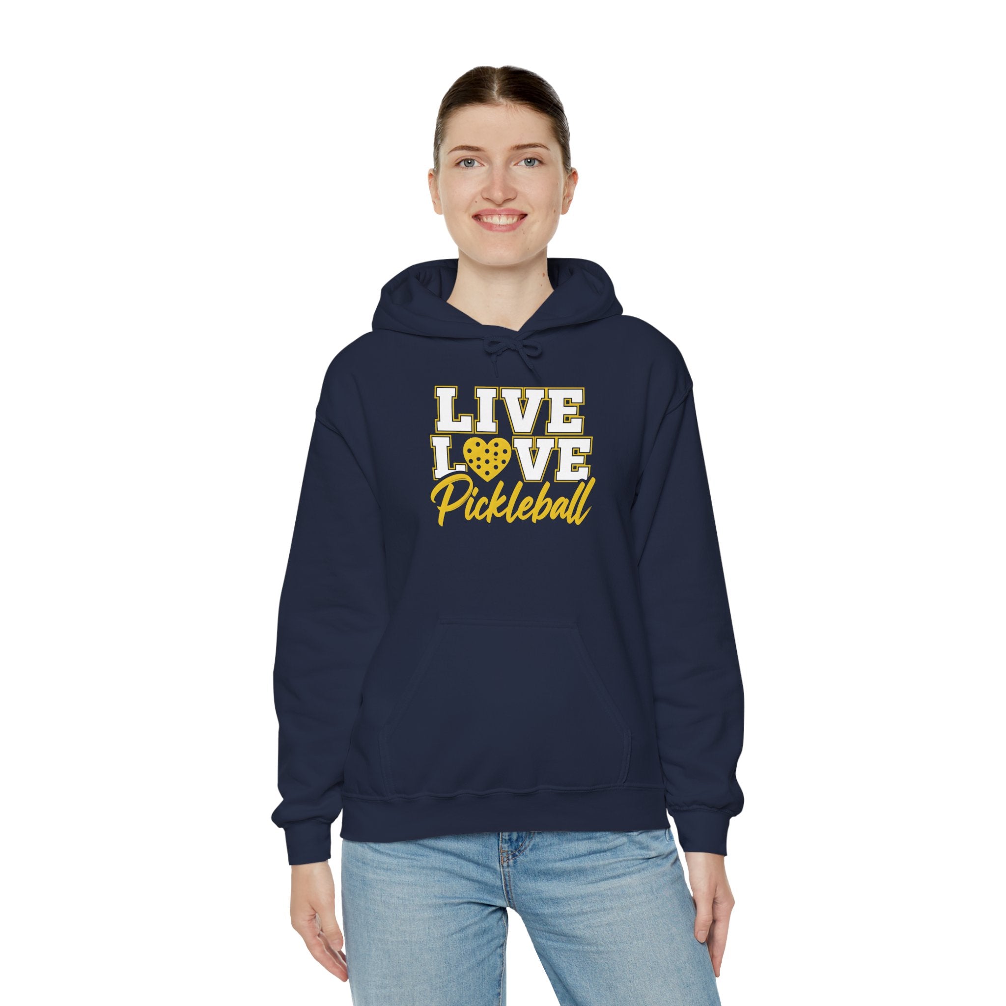 Live Love Pickleball Hoodie — Pickleball Player Gift Pullover